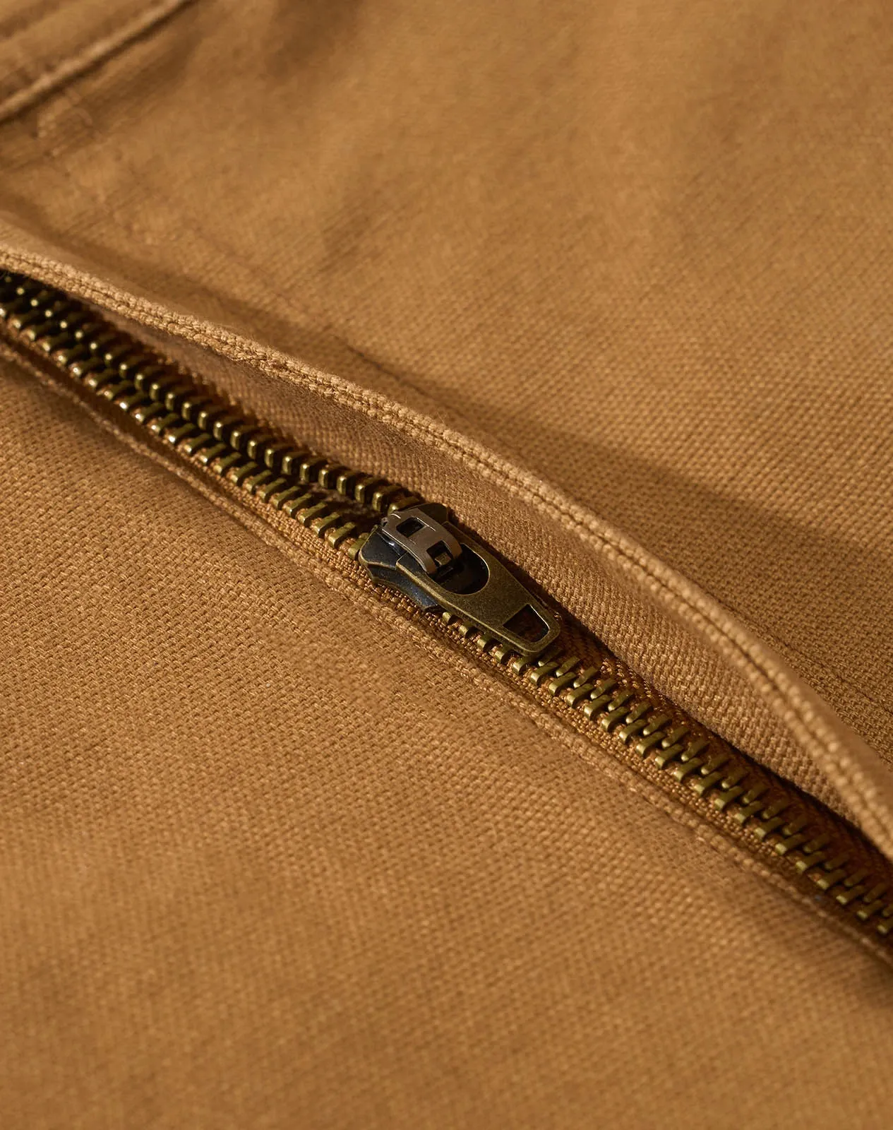 Brown Men's Stretch Canvas Bib Overalls for GZ37MCP image 6
