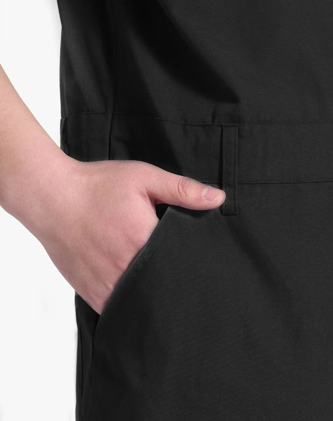 Men's Short-Sleeve Work Coverall with Utility Pockets for GZ38MCP image 4