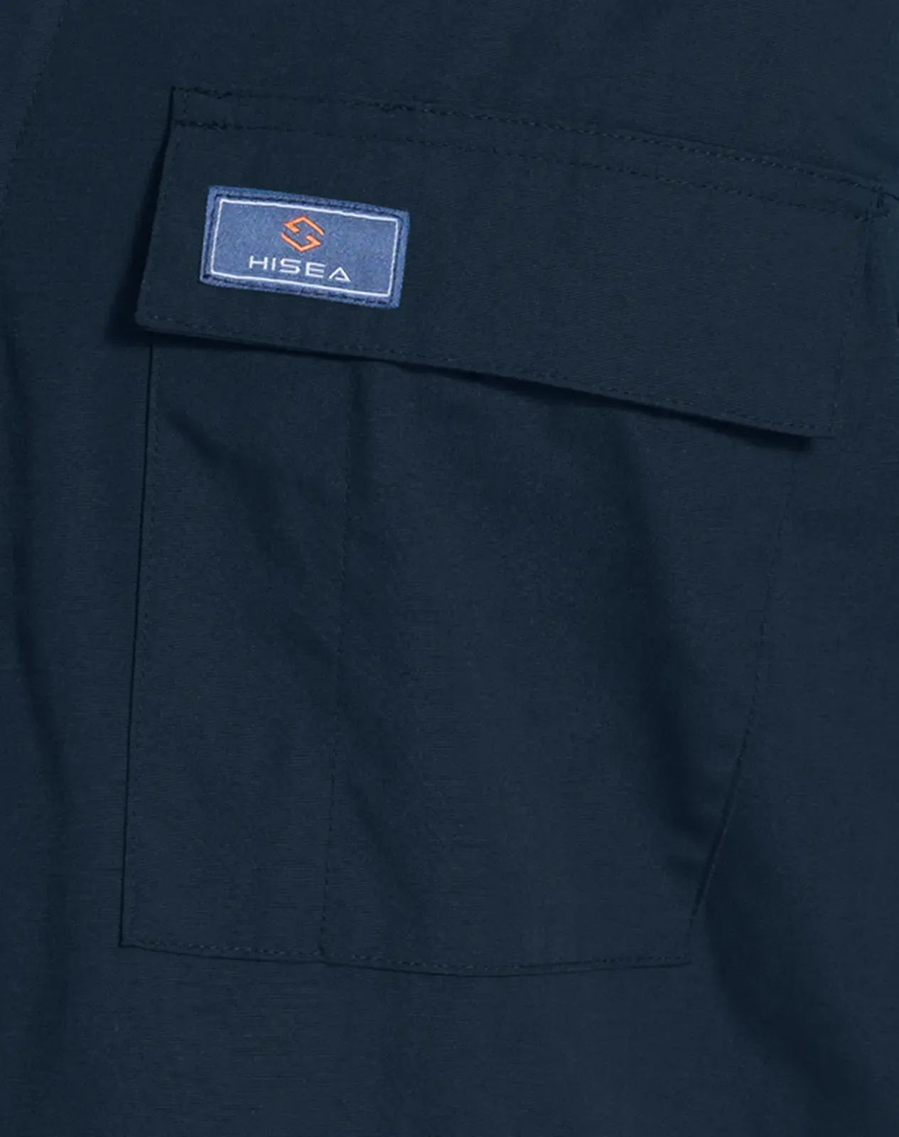 Dark navy Men's Short-Sleeve Work Coverall with Utility Pockets for GZ38MCP image 4