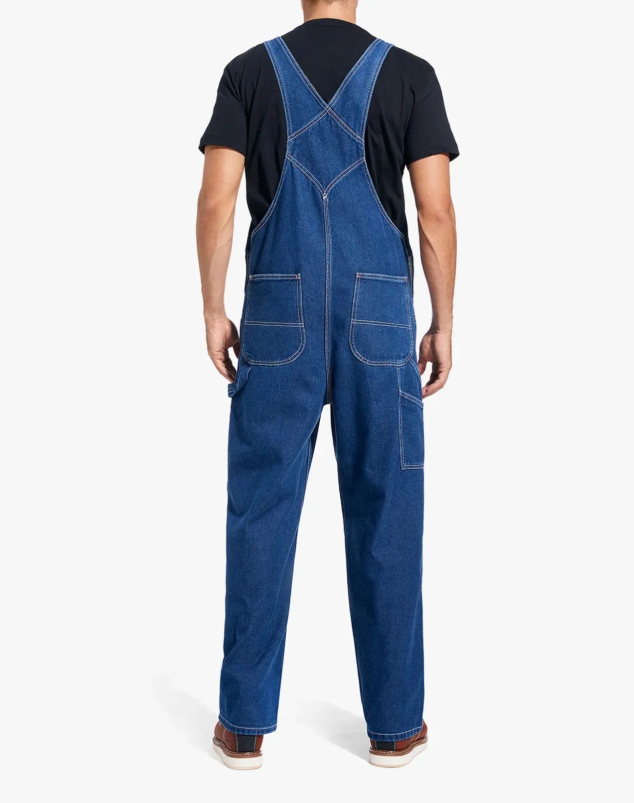 Men's Denim Bib Overalls with Tool Pockets Stonewear Lite $39.99