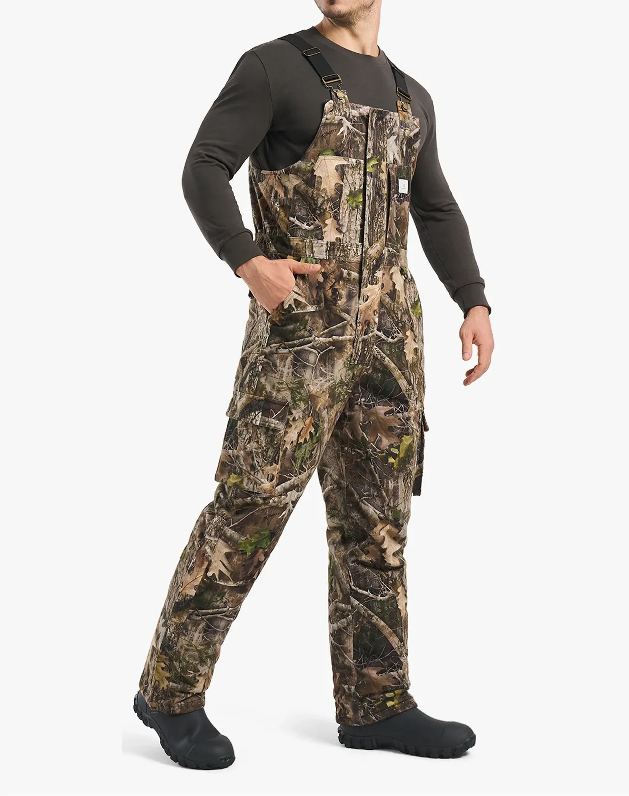 Camouflage Men's Insulated Camo Hunting Bibs & Overalls for GZ48MCP image 1