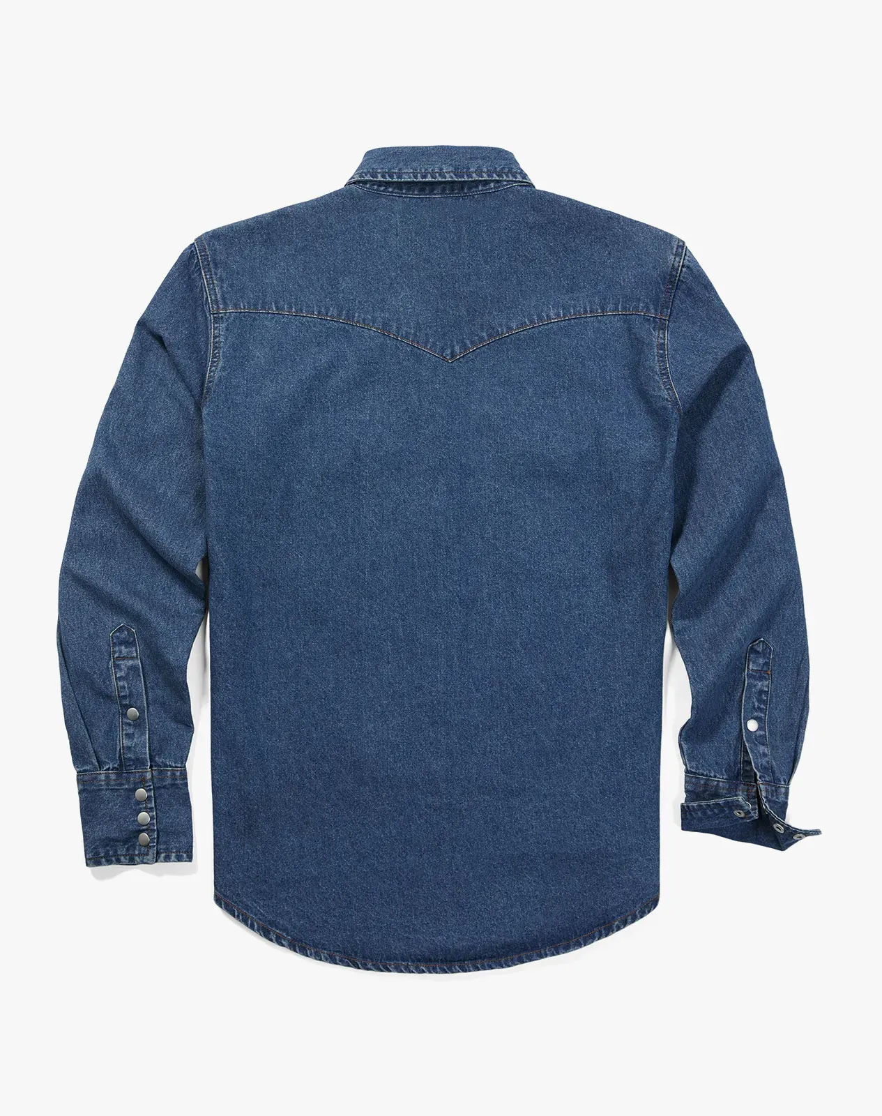 Navy Men‘s Cotton Long Sleeve Regular Fit Work Shirt for GZ51MCP image 4