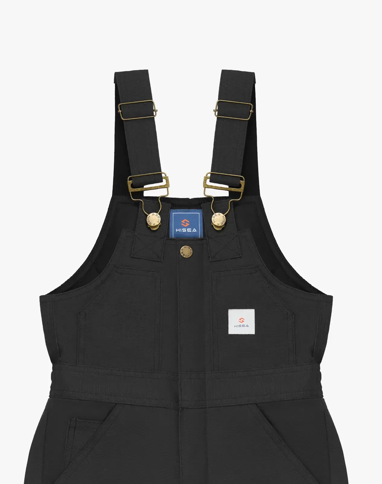 Black Kids' Bib Warm Overall for GZ52KCP image 5
