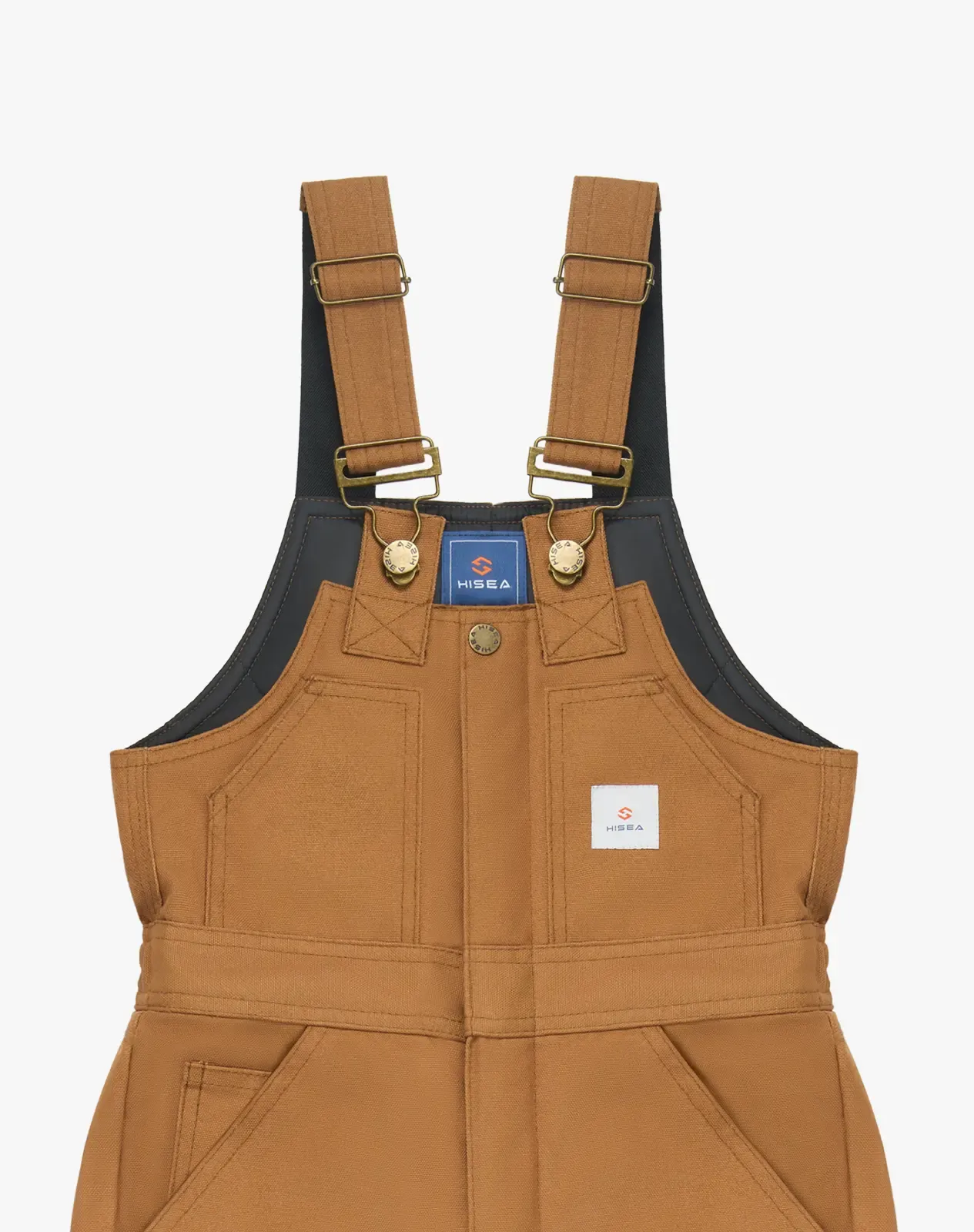 Brown Kids' Warm Bib Overalls for GZ52KCP image 5
