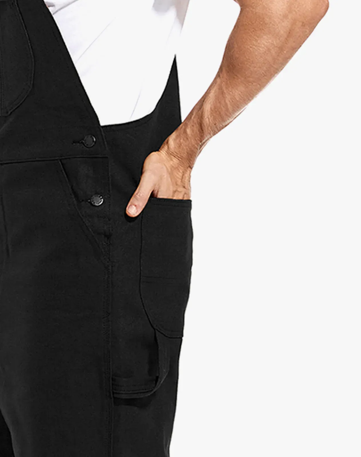 Men's Relaxed Fit Duck Bib Overalls for GZ54MCP image 4