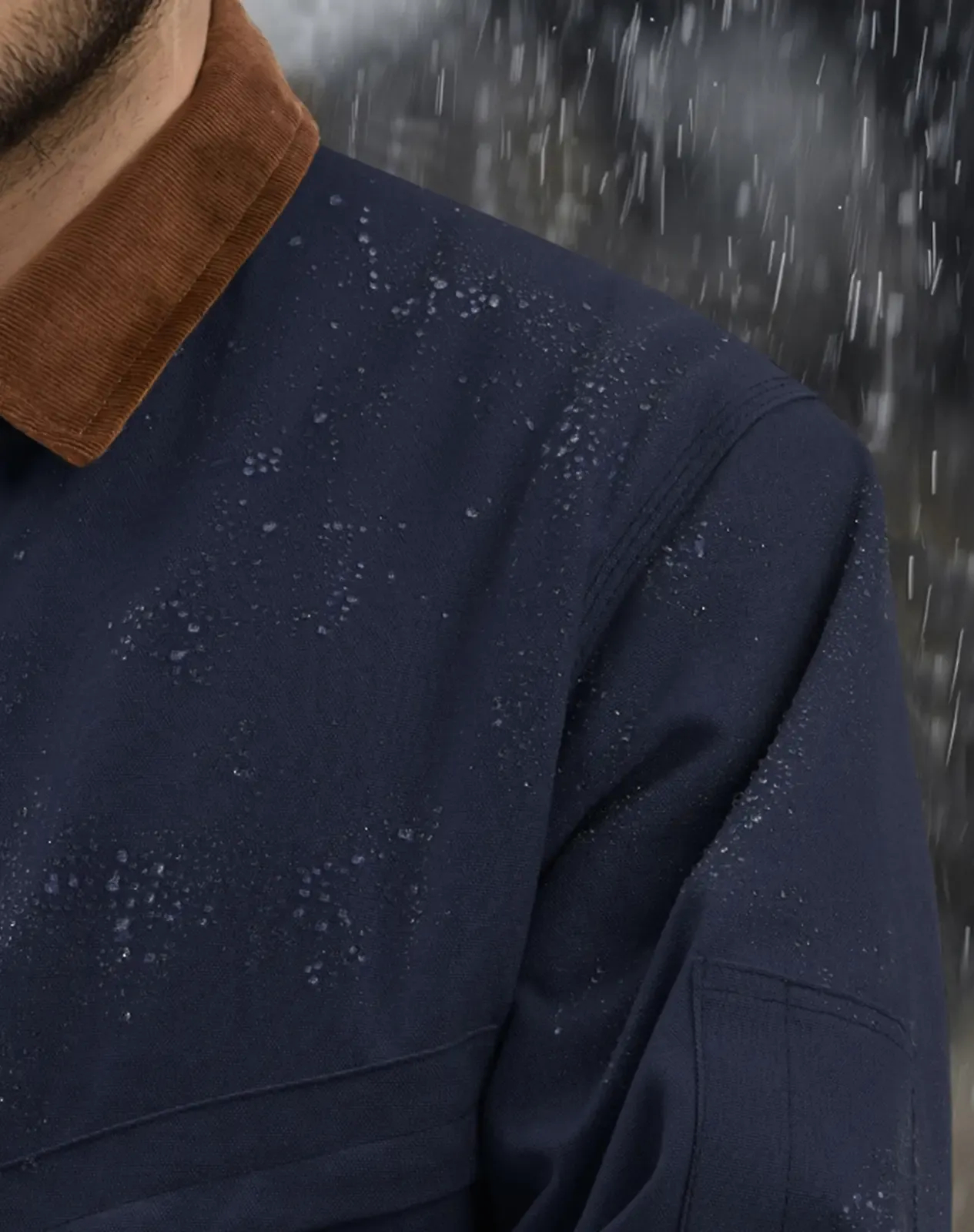 Navy Men's Insulated Fleece-Lined Work Coveralls | HISEA