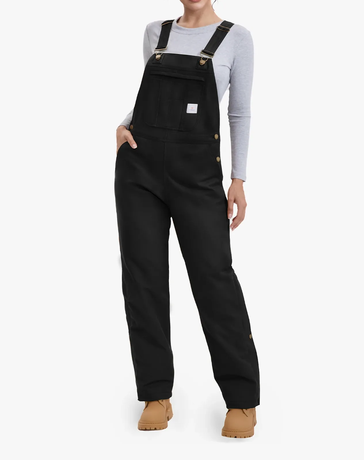 Black Women's Insulated Bibs & Overalls | HISEA