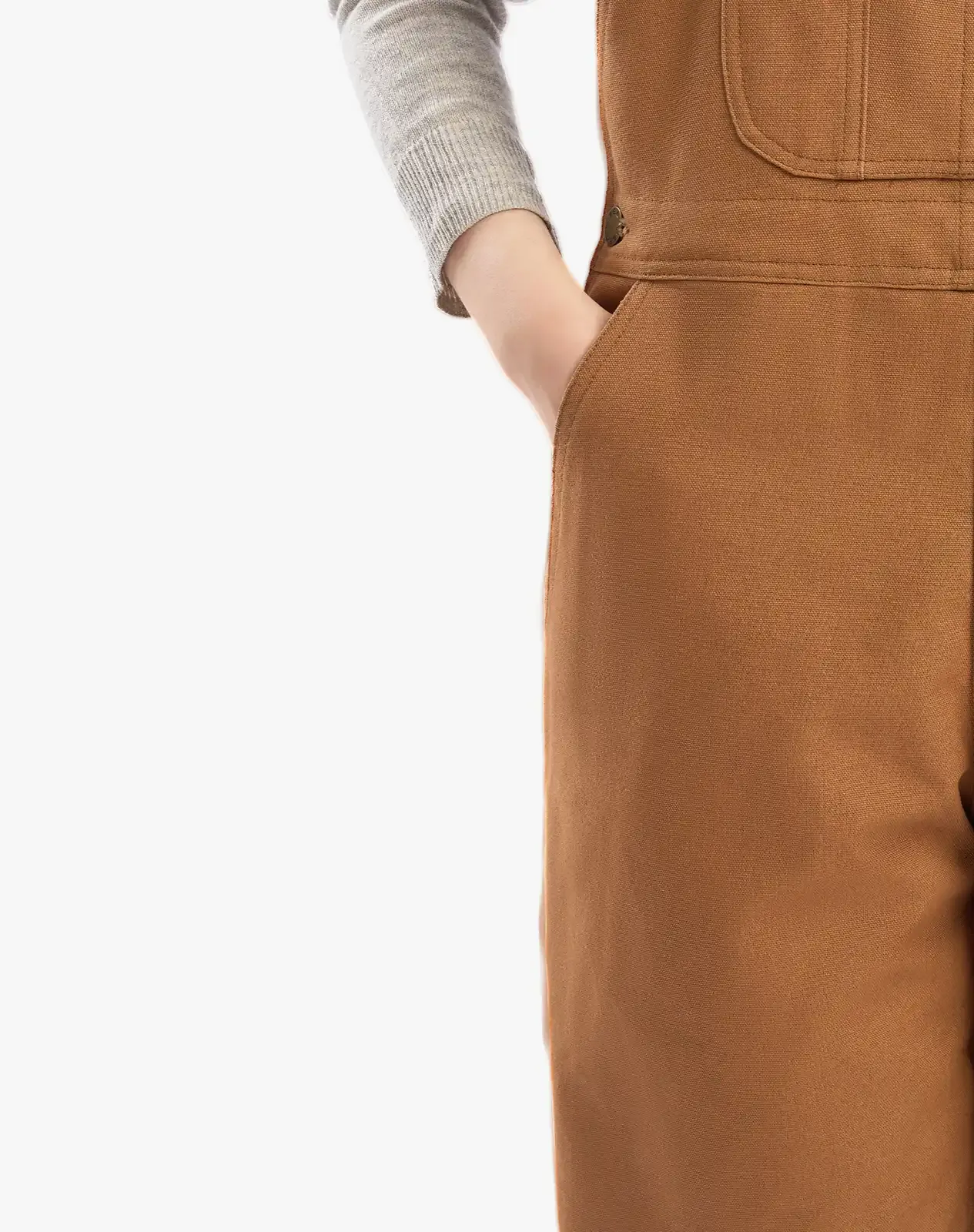 Brown Women's Insulated Bibs & Overalls for GZ56WCP image 4
