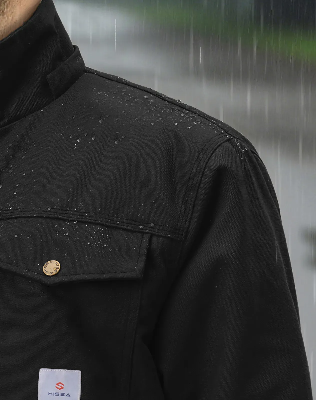 Men's Insulated Work Jacket with Detachable Hood for GZ57MCP image 5