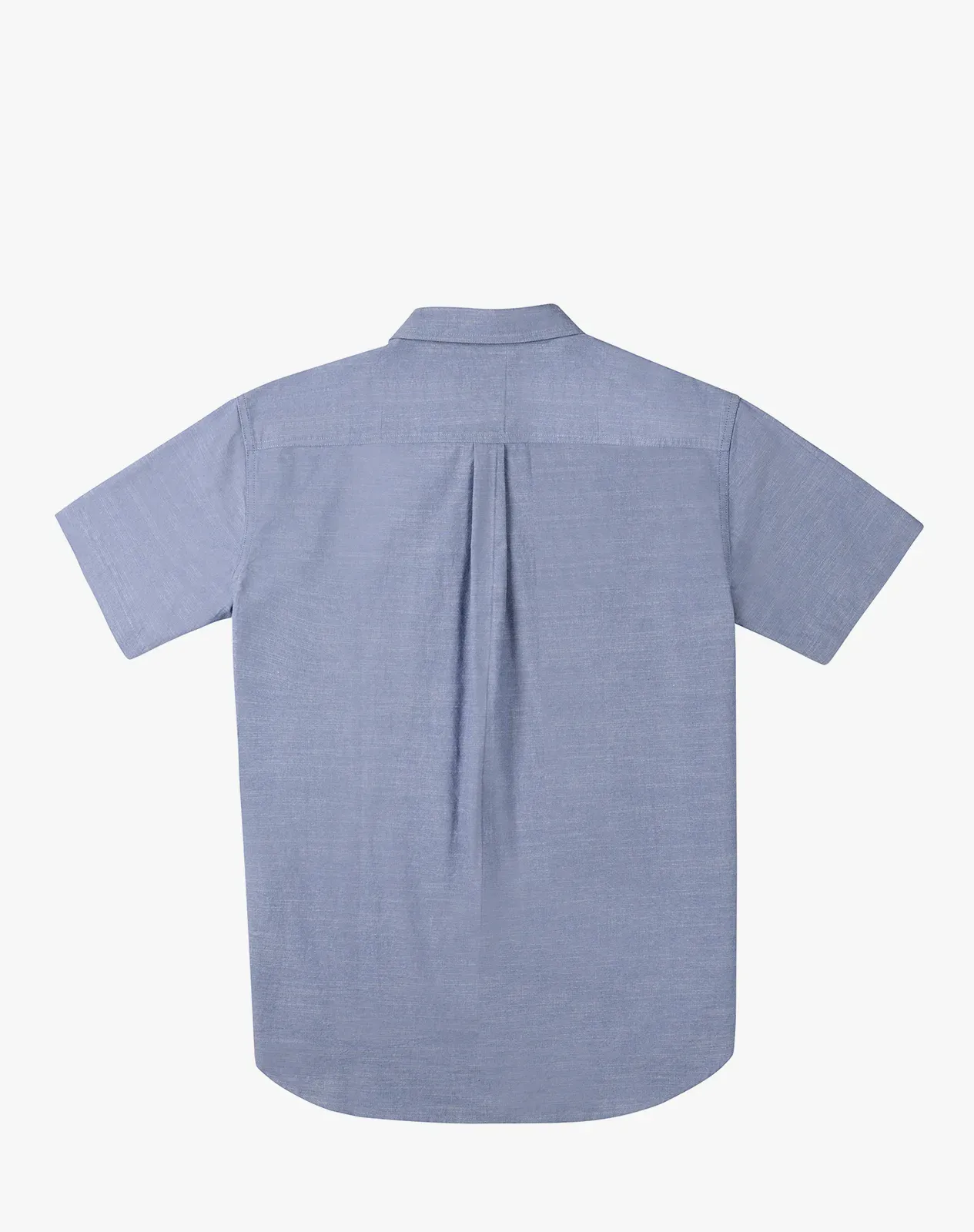 Blue Men's Cotton Short Sleeve Regular Fit Work Shirt for GZ63MCP image 5
