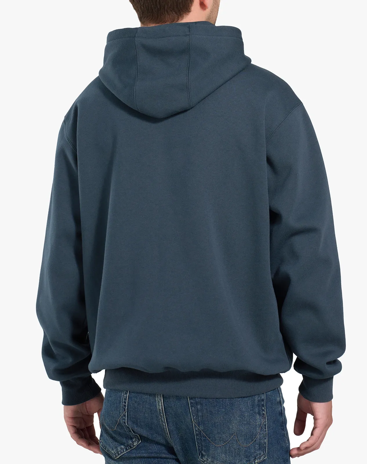Navy Men's Insulated Hooded Pullover Sweatshirt for GZ70MCP image 2