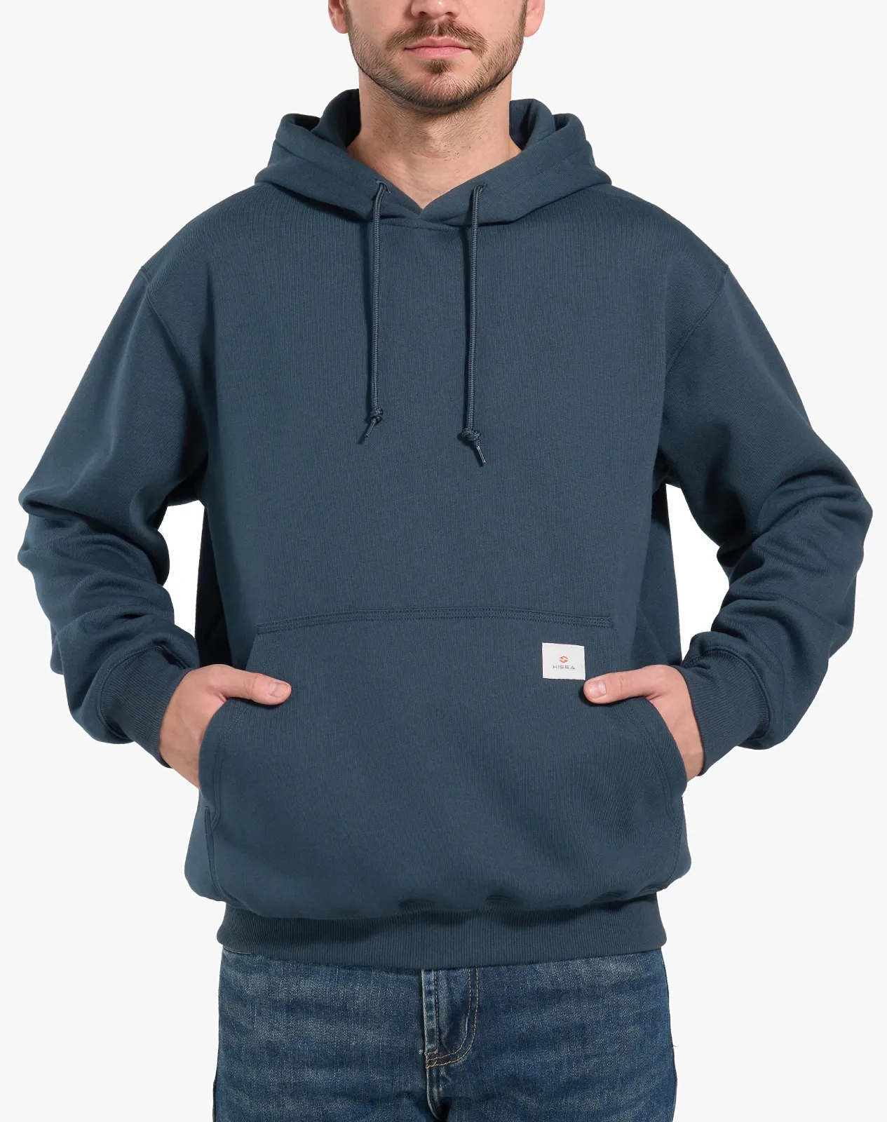 Navy Men's Insulated Hooded Pullover Sweatshirt for GZ70MCP image 3