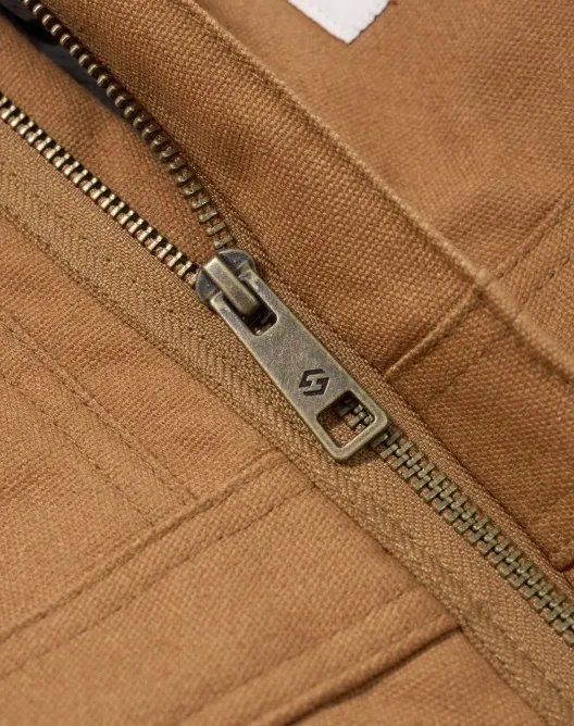 Gold brown Kids' Insulated Canvas Coveralls for GZ73KCP image 4