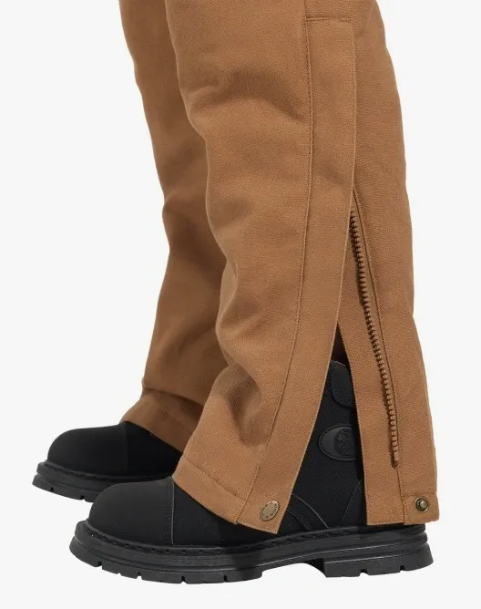 Gold brown Kids' Insulated Canvas Coveralls for GZ73KCP image 5