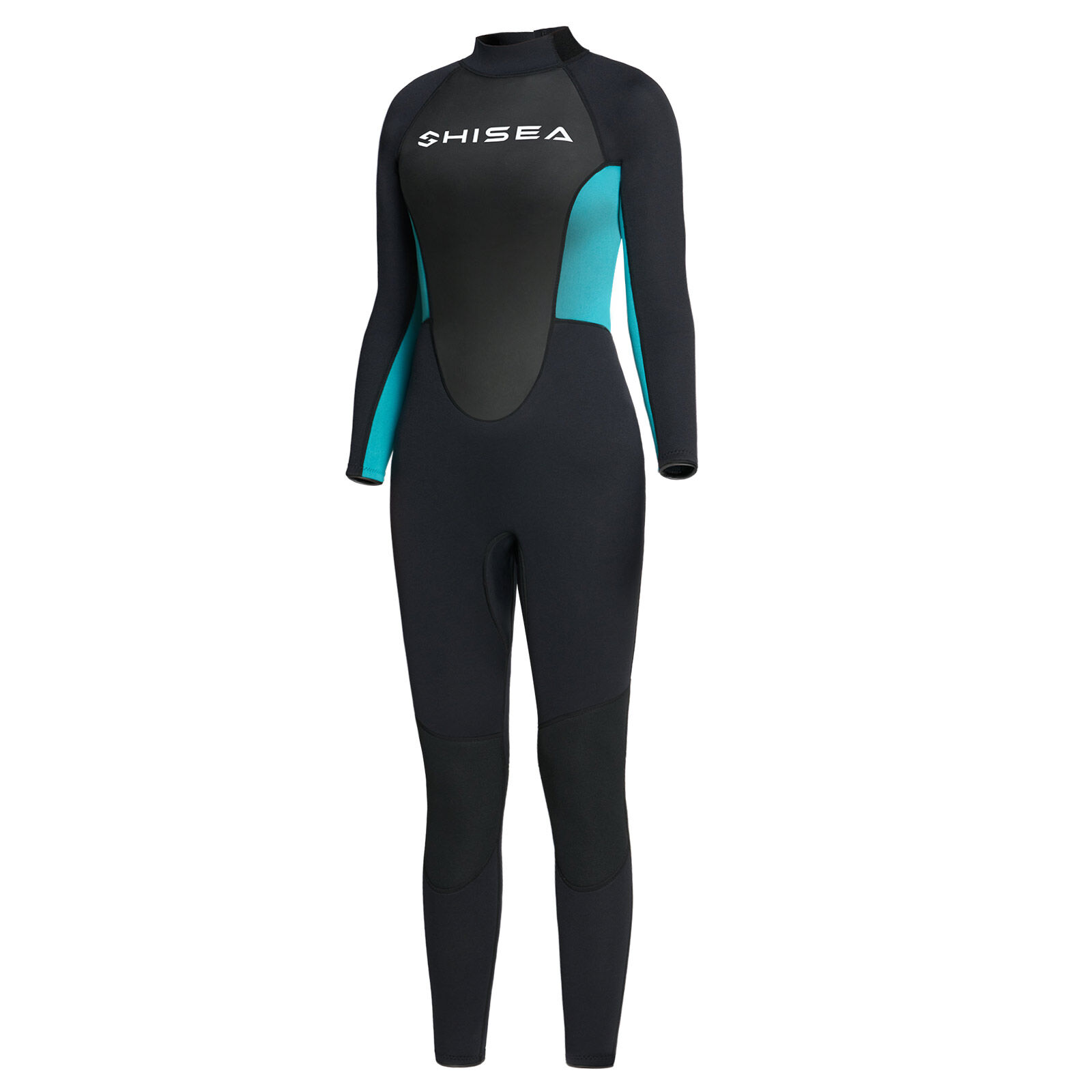 Turquoise HISEA Women’s Full Body Neoprene Wetsuit 3/2mm for QSY02W image 1