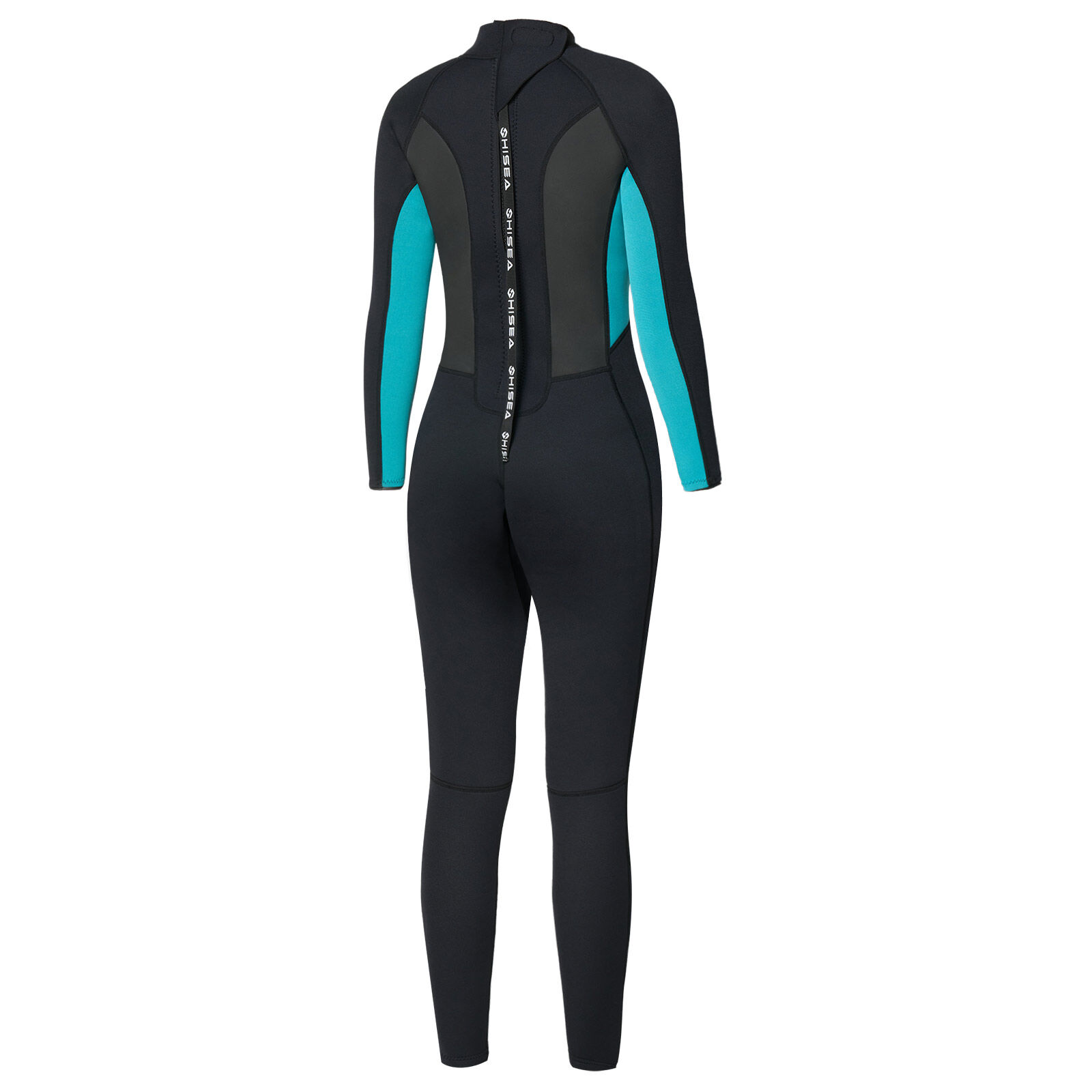 Turquoise HISEA Women’s Full Body Neoprene Wetsuit 3/2mm for QSY02W image 2