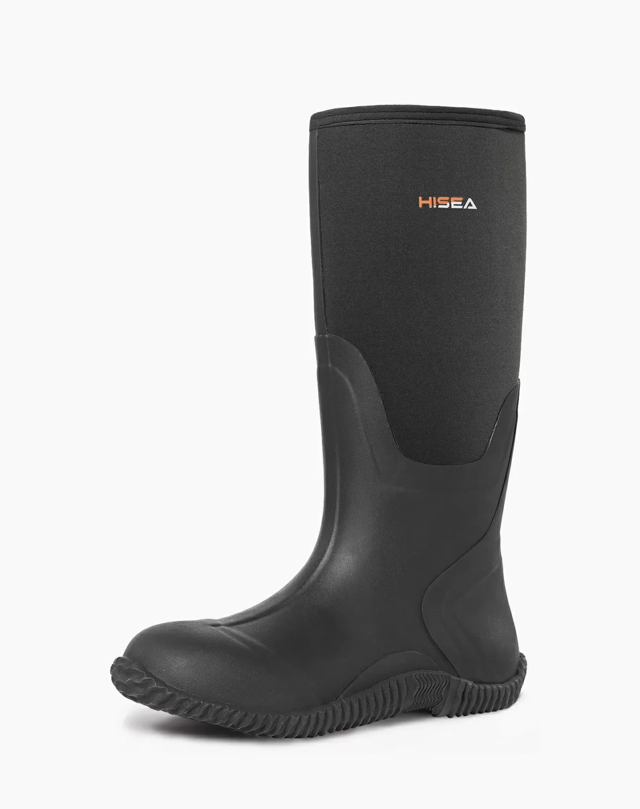 Black AquaX Men's Rain Boots | HISEA