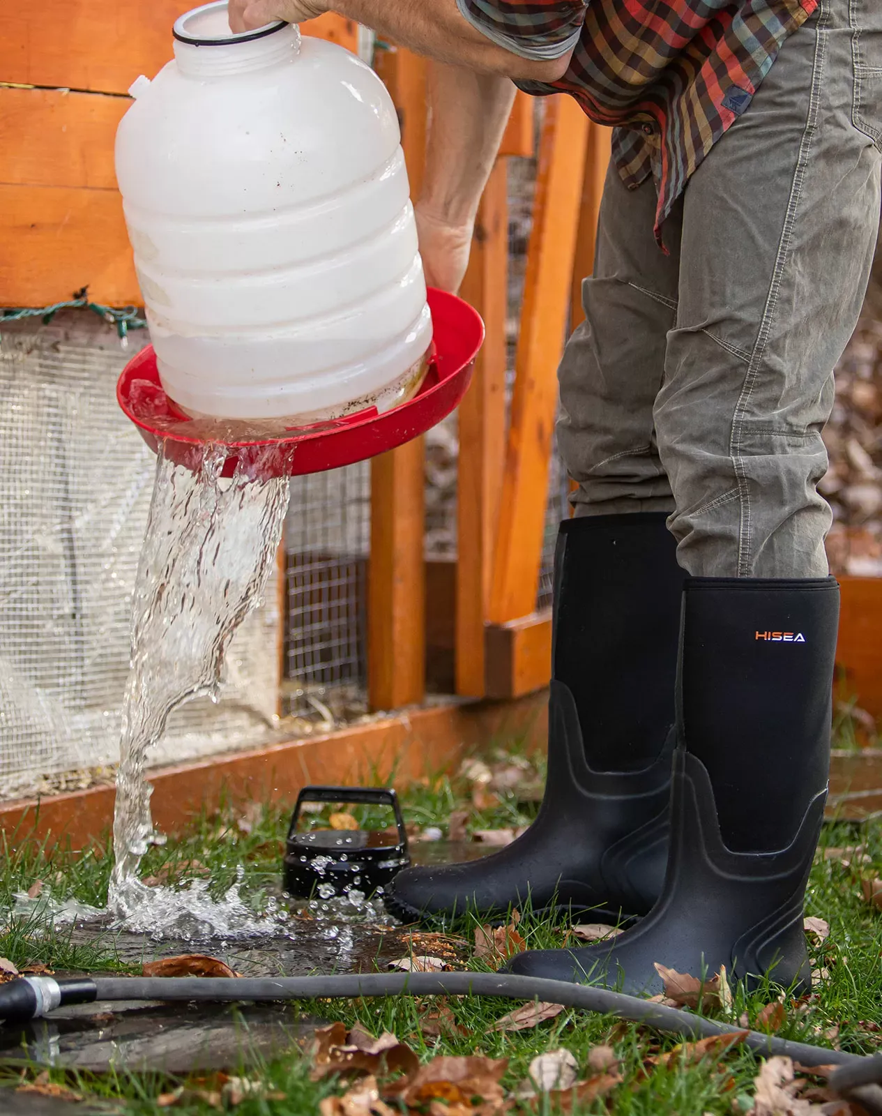 Blue AquaX Men's Rain Boots | HISEA