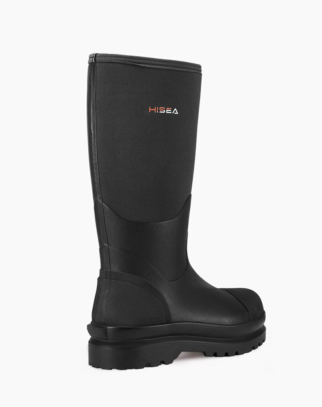 Black Men's Neoprene Rubber Work Boots for XSX02CP image 4