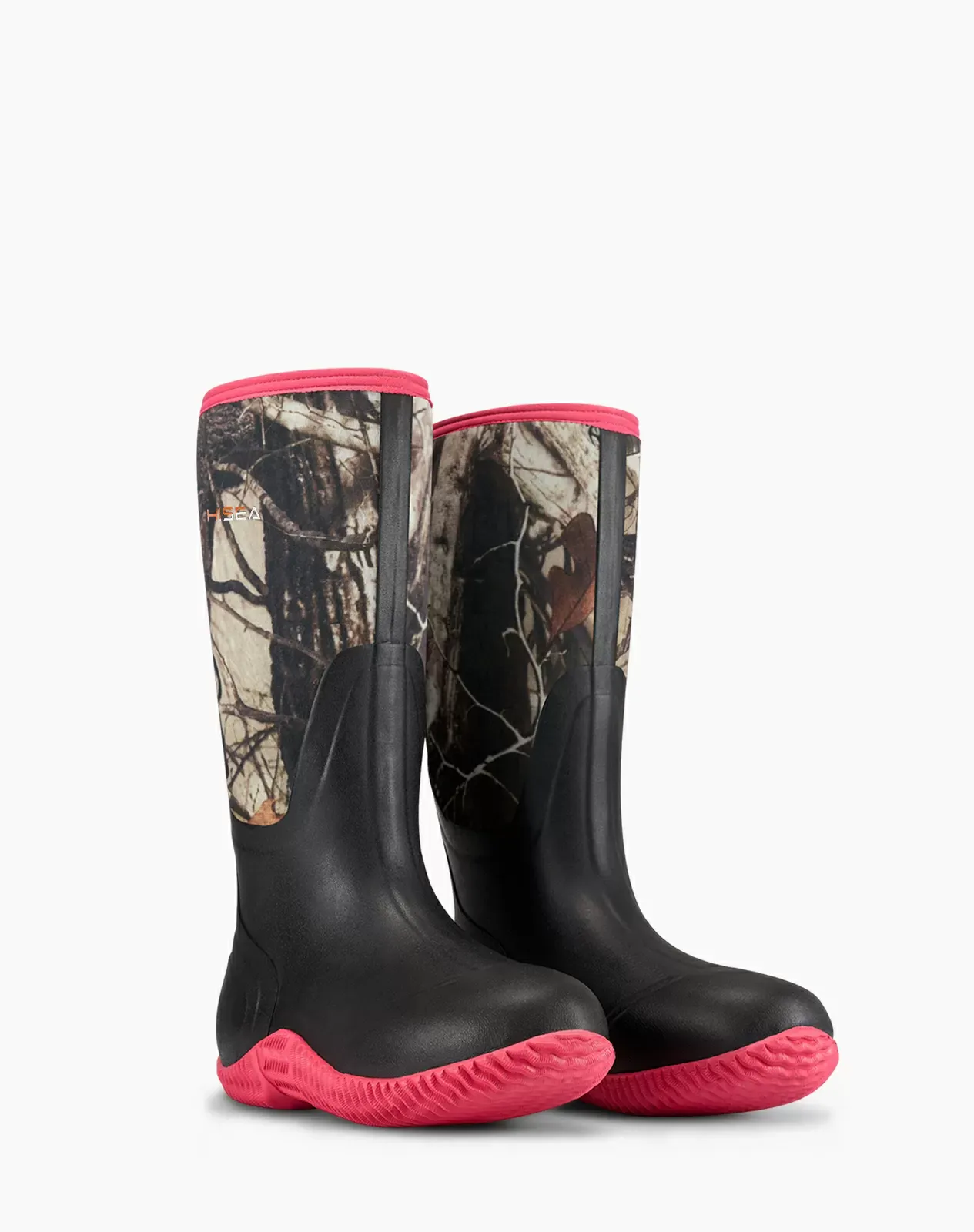 Camouflage AquaX Women's Rubber Rain Boots for XSX03WCP image 4