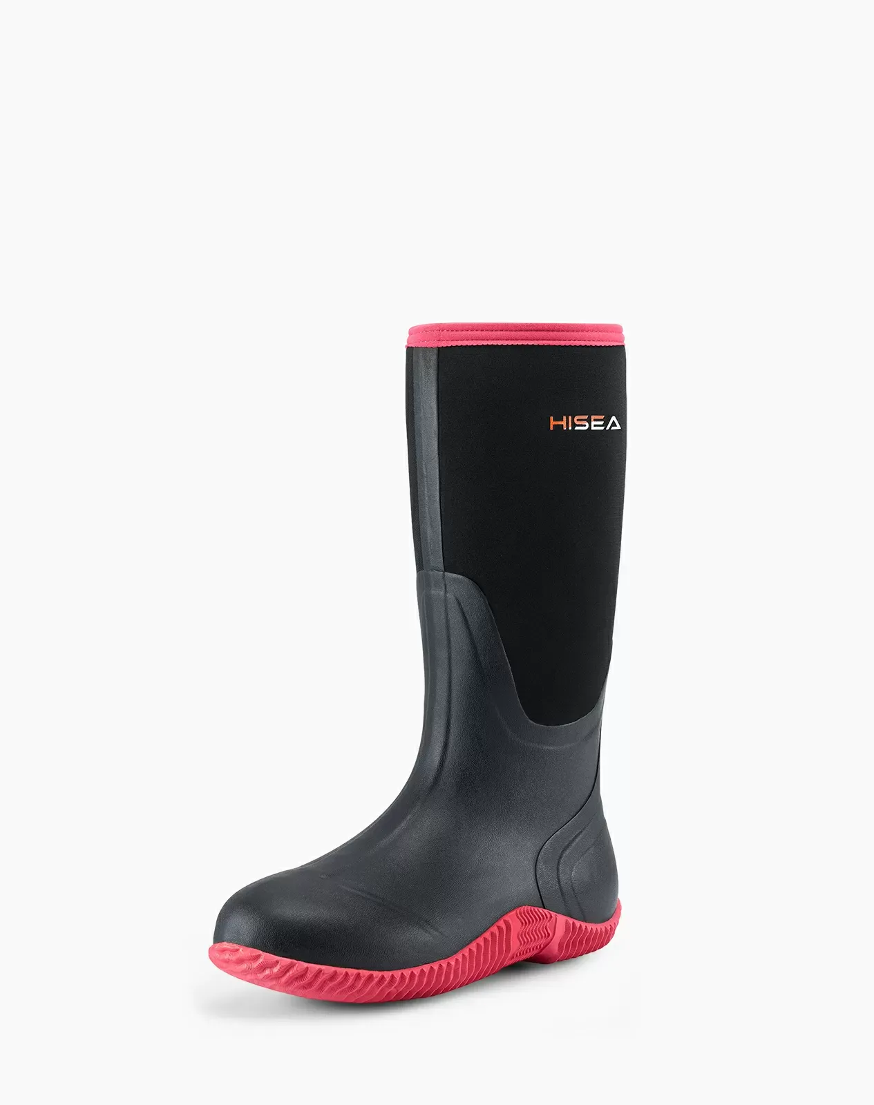 Pink AquaX Women's Rubber Rain Boots for XSX03WCP image 2