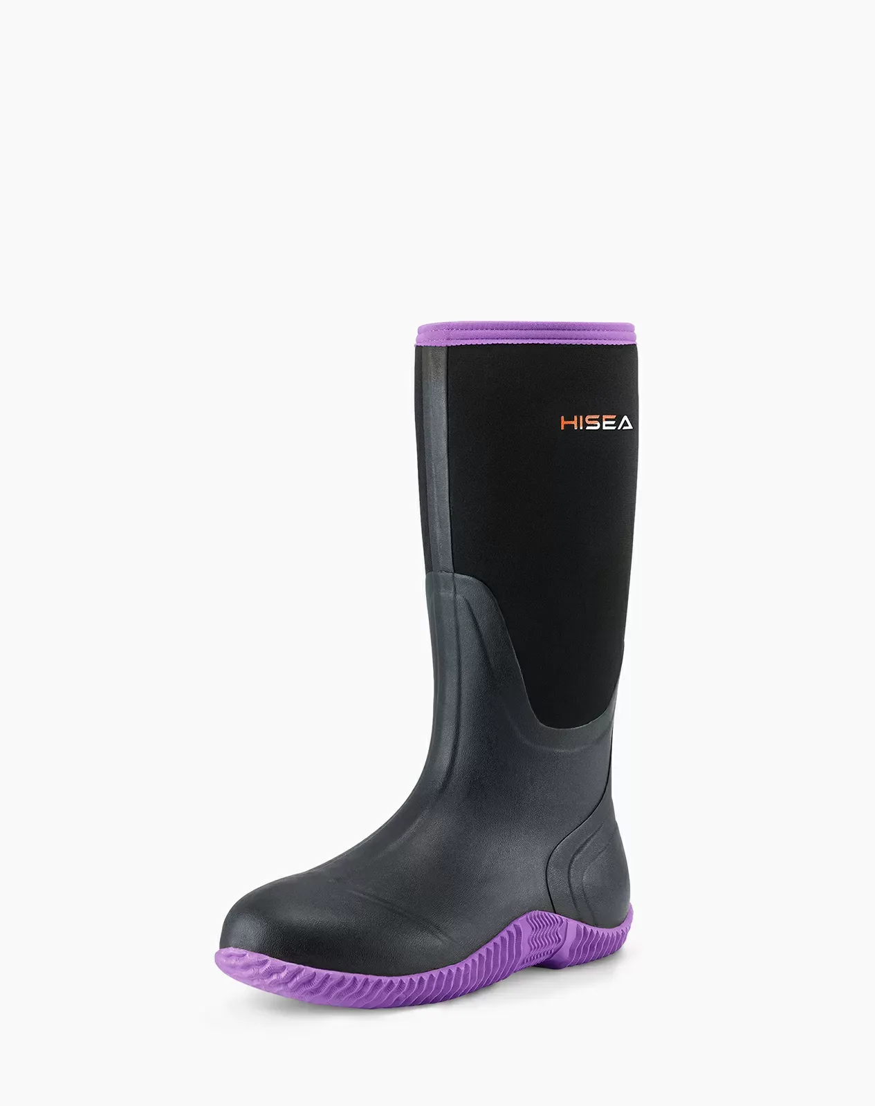 Purple AquaX Women's Rubber Rain Boots for XSX03WCP image 2