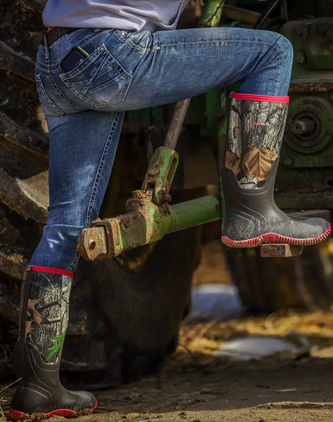 Camo 2 AquaX Women's Rubber Rain Boots for XSX03WCP image 6