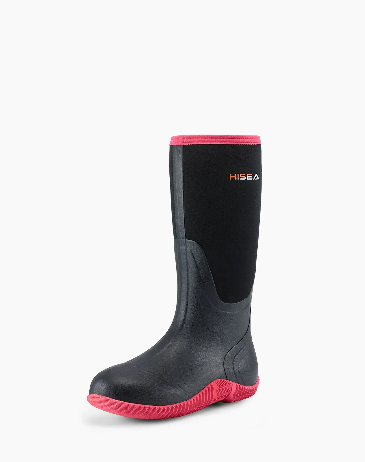 Pink AquaX Women's Rubber Rain Boots for XSX03WCP image 2