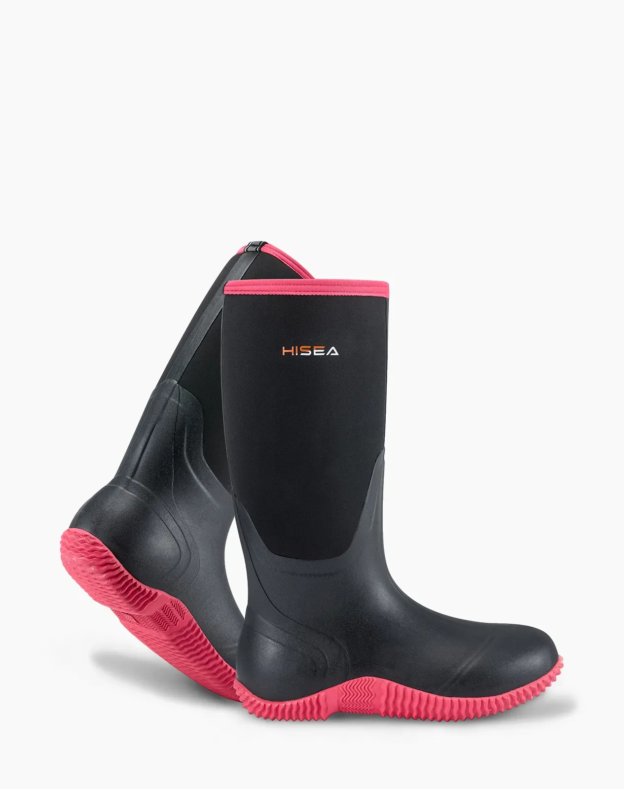 Pink AquaX Women's Rubber Rain Boots for XSX03WCP image 4