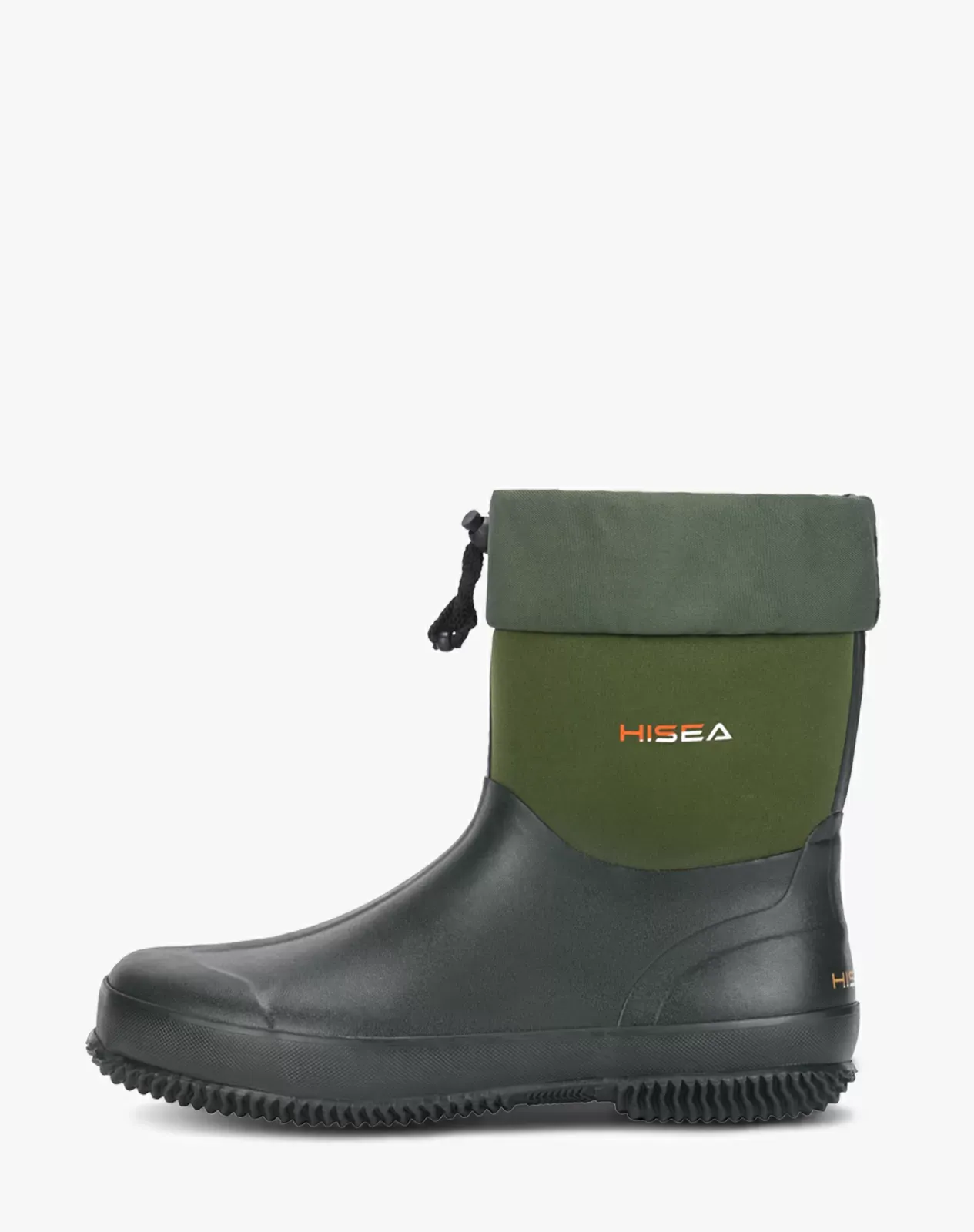 Green Men's Mid-Calf Rubber Garden Boots | HISEA