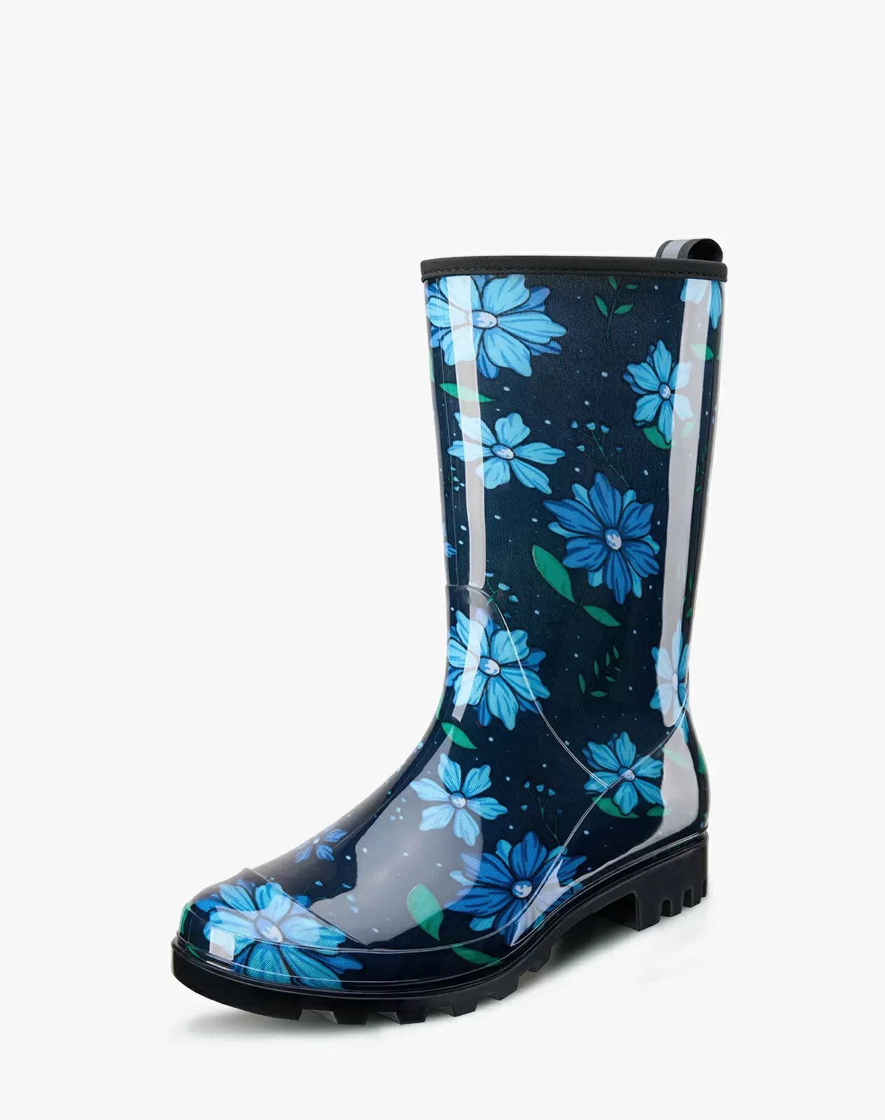 Women's Waterproof Mid-Calf Rain Boots for XSX09WCP image 2