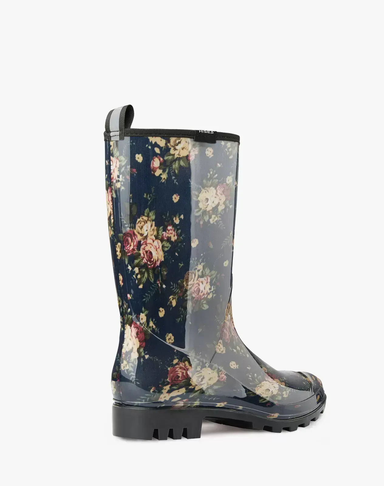 Navy Women's Waterproof Mid-Calf Rain Boots for XSX09WCP image 4