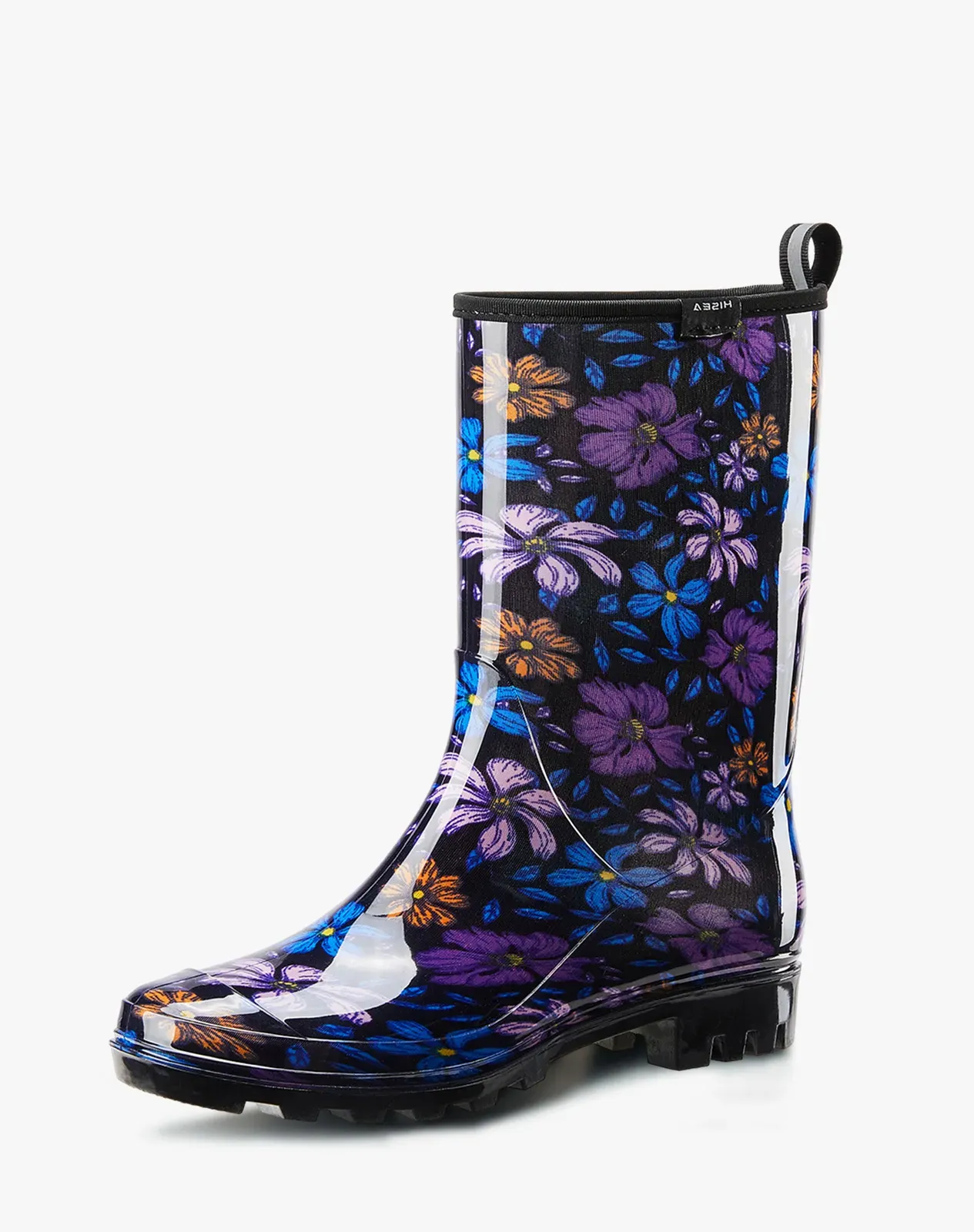 Purple Women's Waterproof Mid-Calf Rain Boots for XSX09WCP image 2