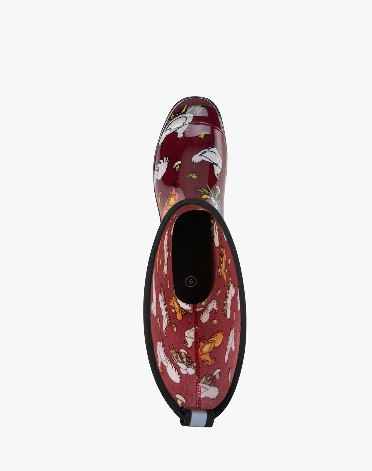 Printed 1 Women's Waterproof Mid-Calf Rain Boots for XSX09WCP image 5