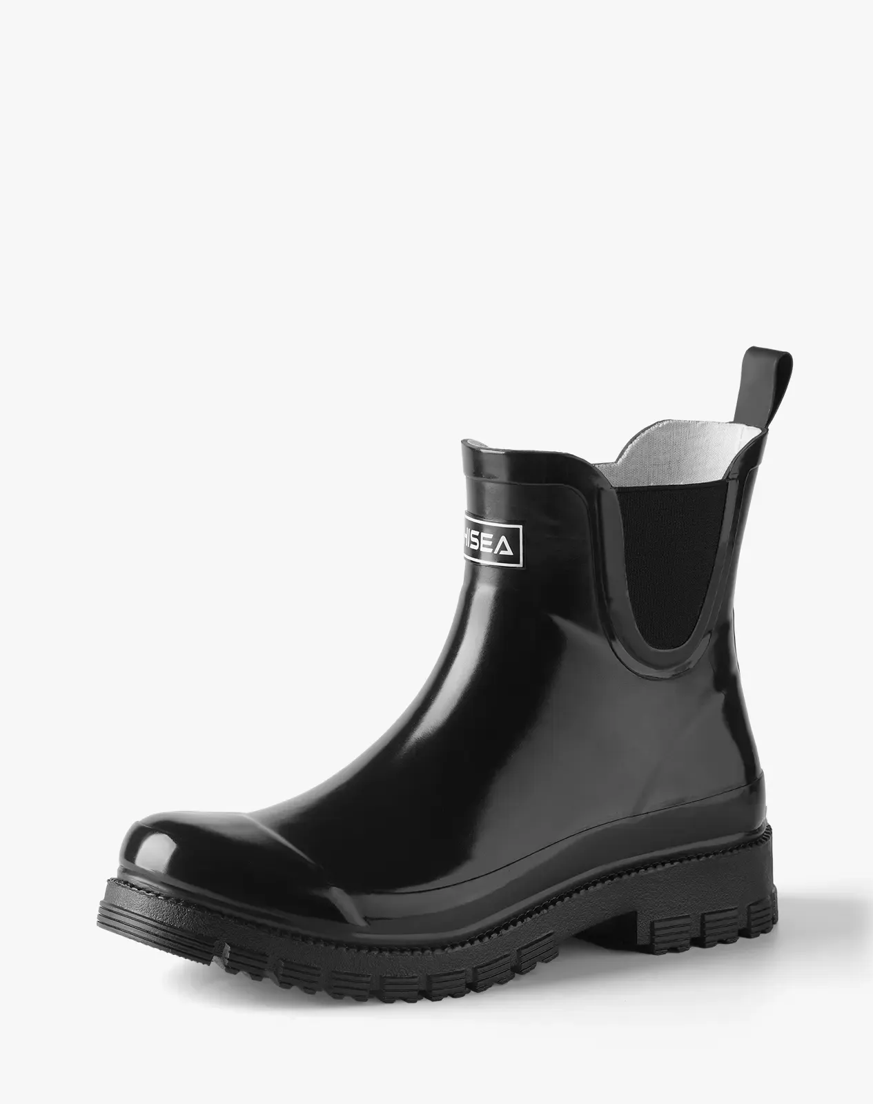 Women's Waterproof Rubber Chelsea Rain Boots for XSX100WCP image 2