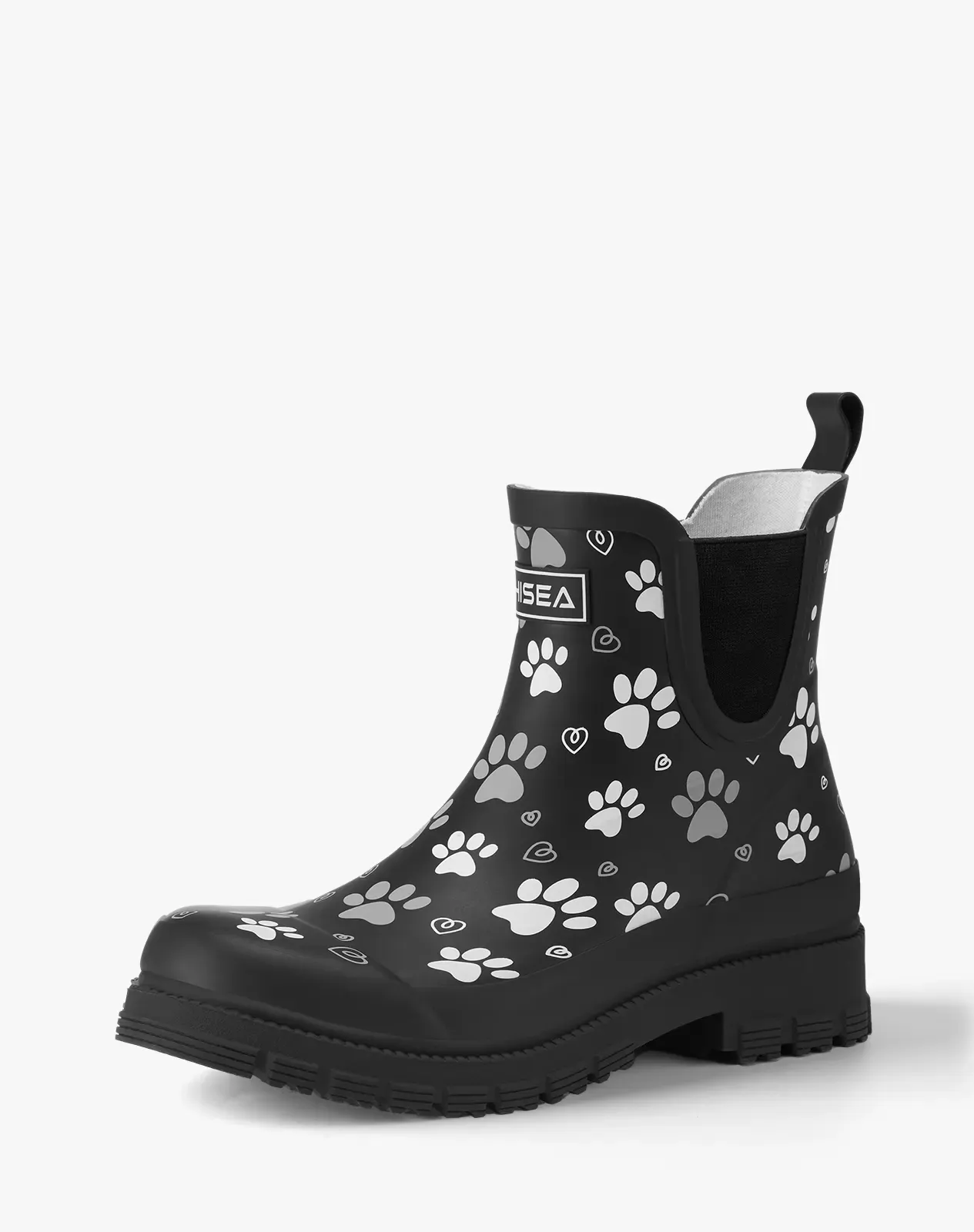 Printed 1 Women's Waterproof Rubber Chelsea Rain Boots for XSX100WCP image 2