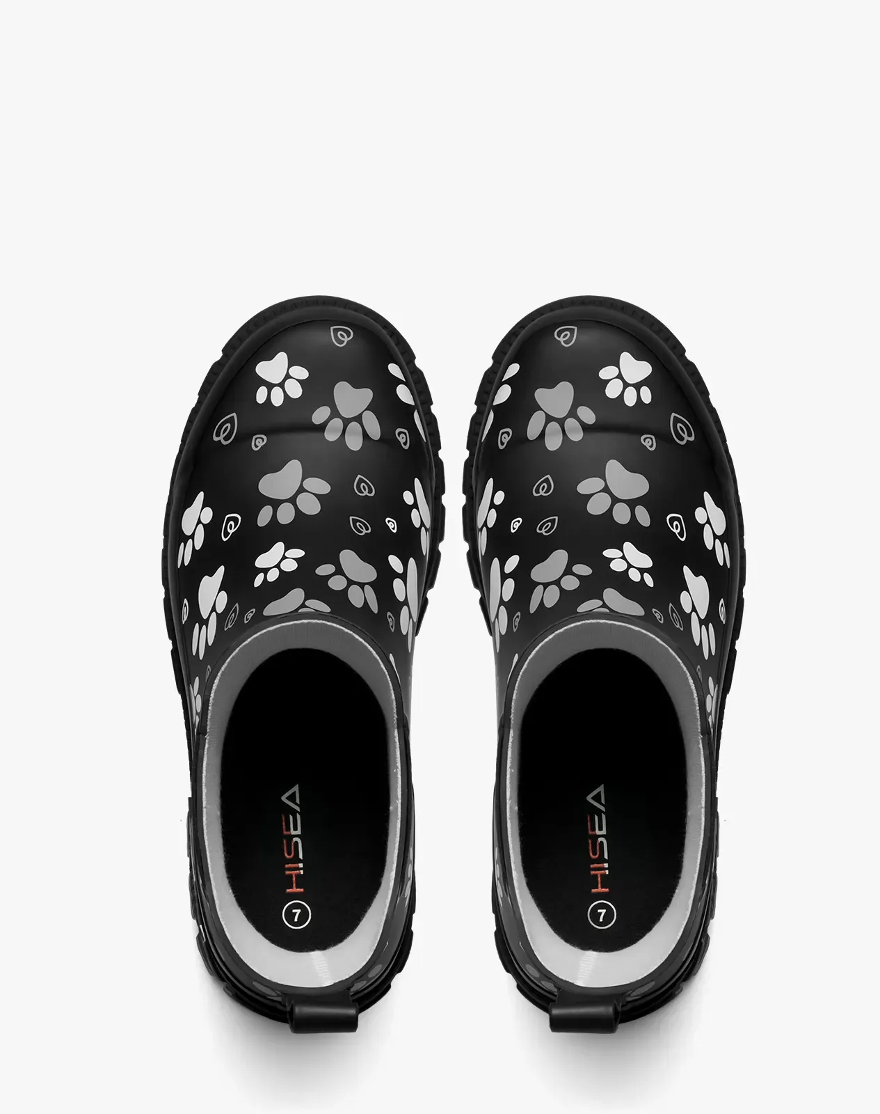 Printed 1 Women's Waterproof Rubber Chelsea Rain Boots for XSX100WCP image 5
