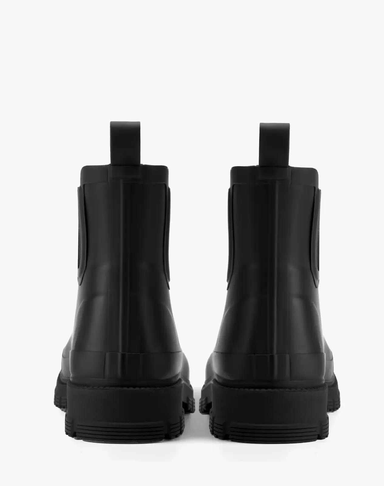 Matte Women's Waterproof Rubber Chelsea Rain Boots for XSX100WCP image 4