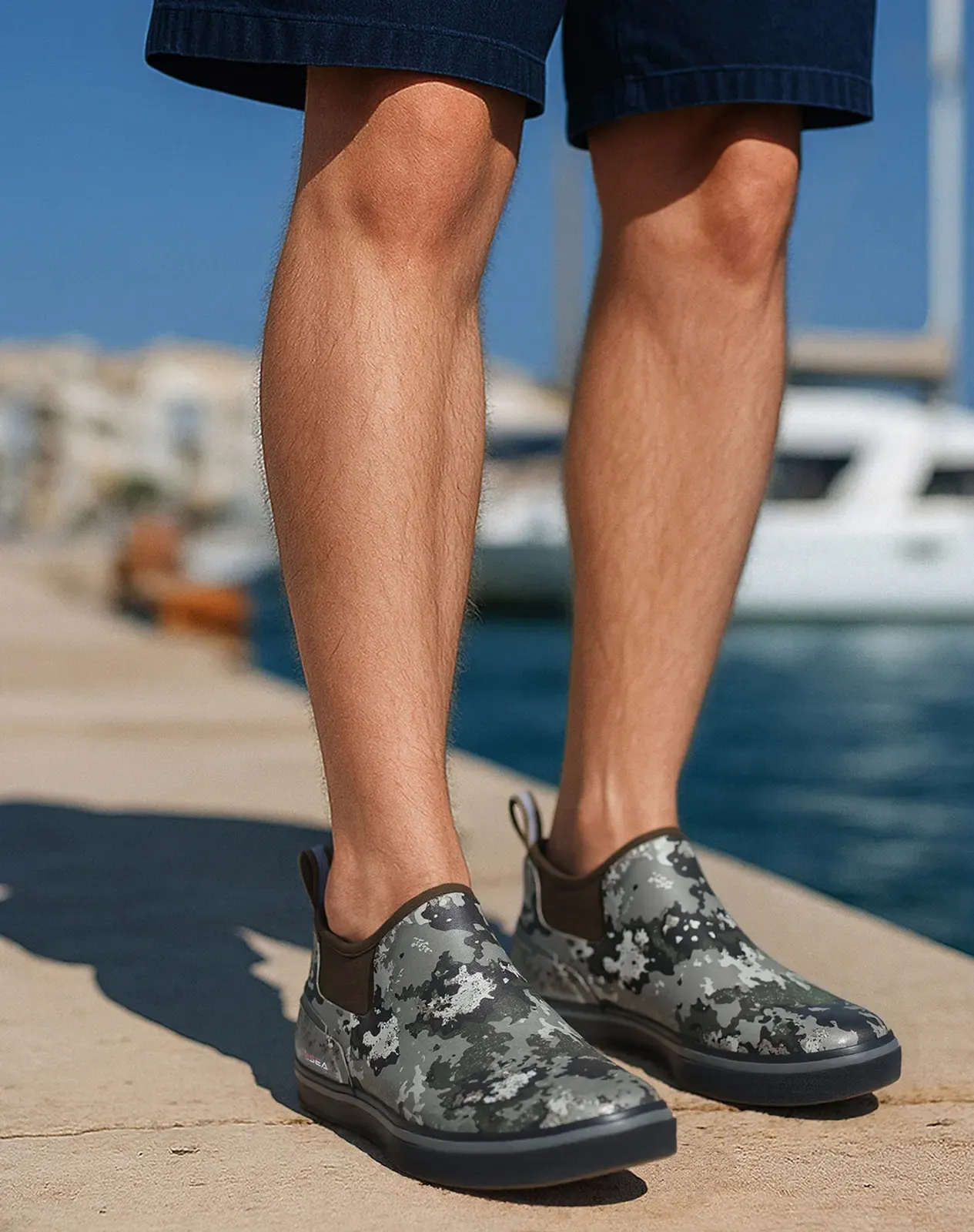 Camouflage Men's Waterproof Low-Top Deck Boots for XSX109CP image 6
