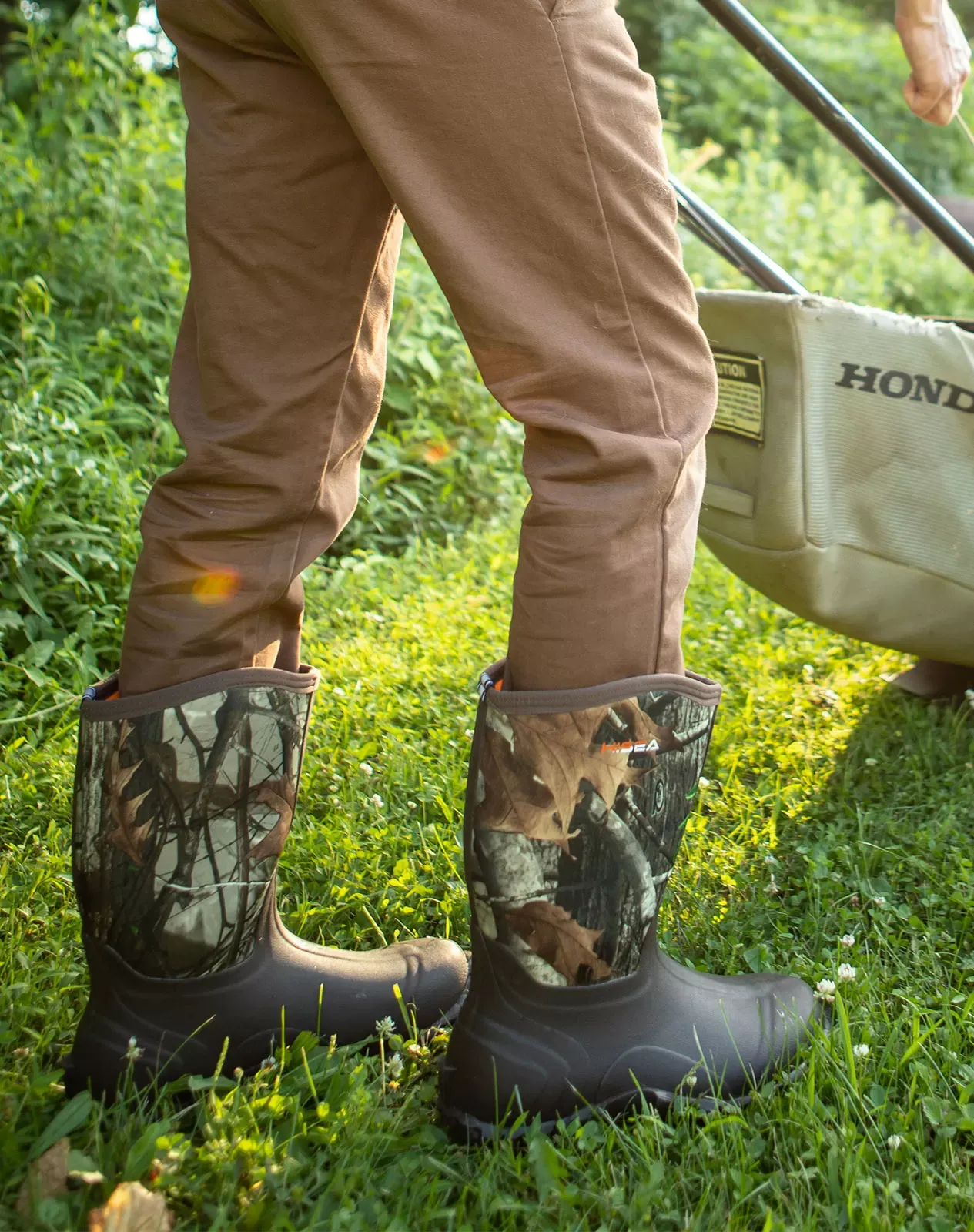 Camo 2 Men's Mid-Calf Rain Boots | HISEA
