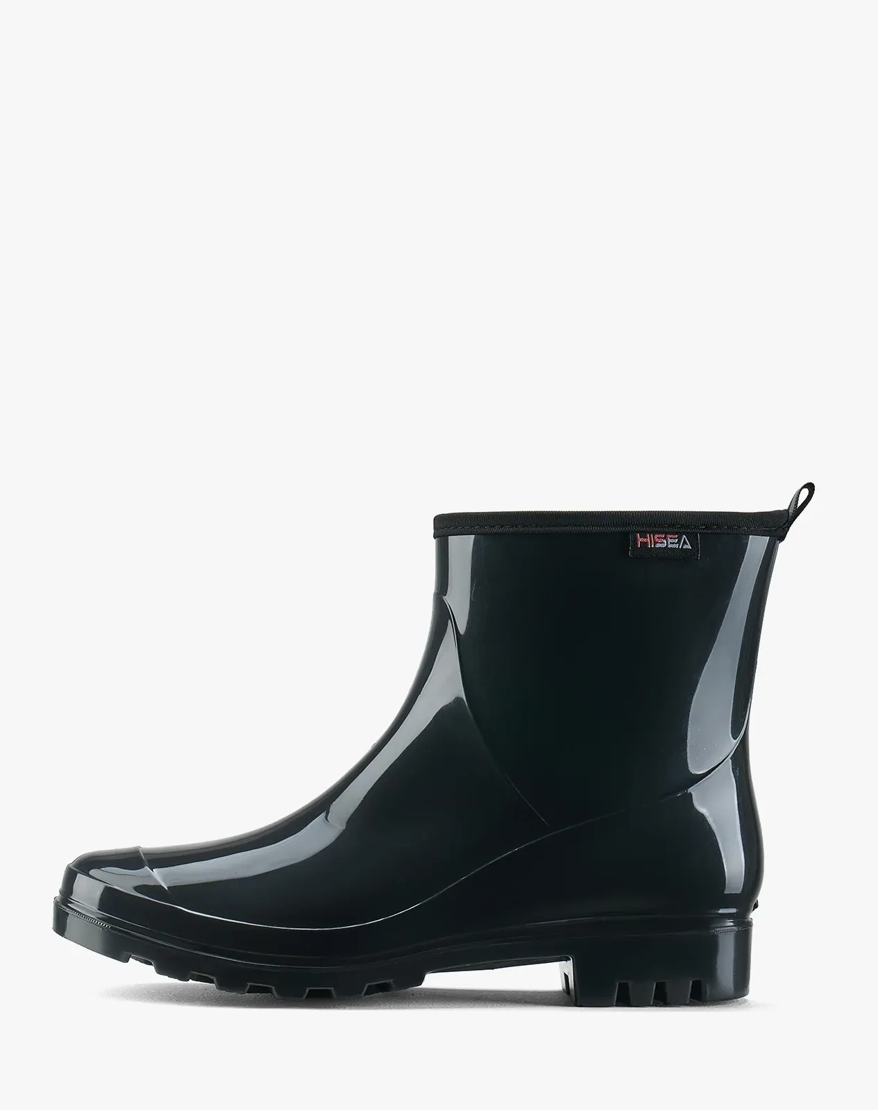 Black Women's Short PVC Rain Boots for XSX111WCP image 1