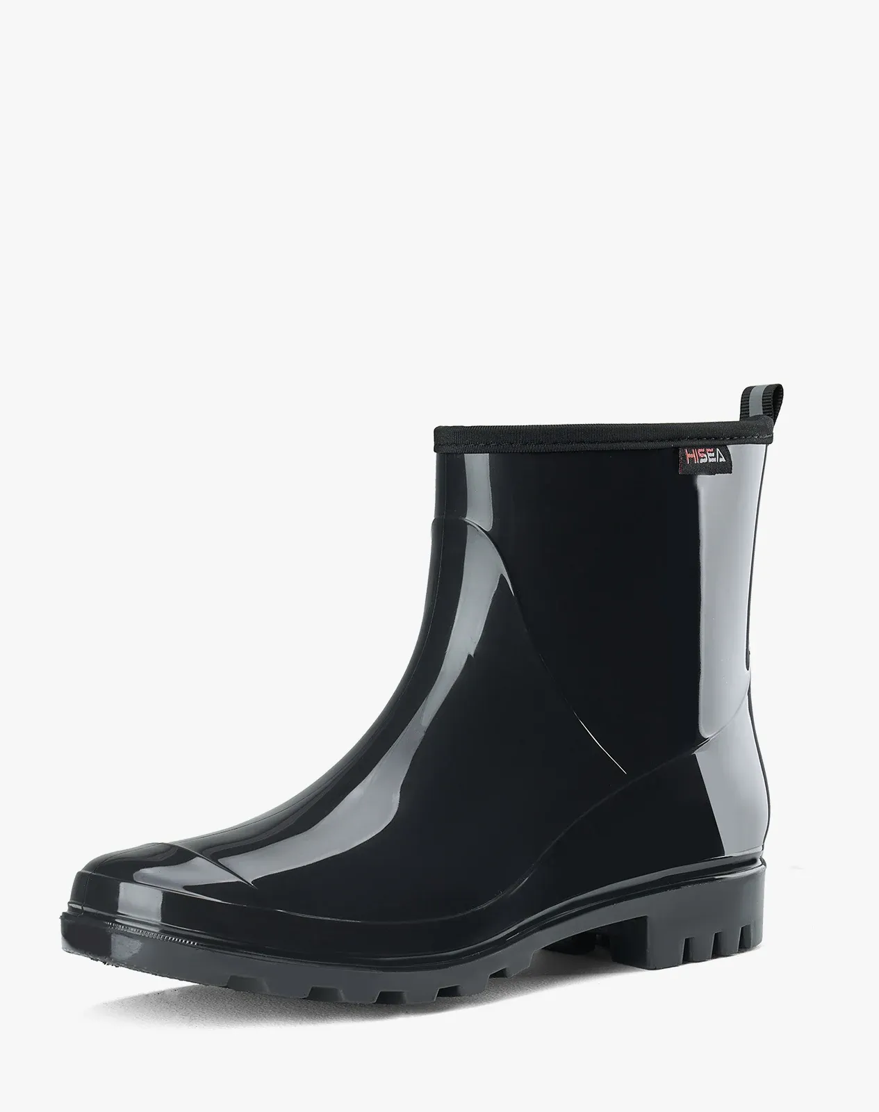 Black Women's Short PVC Rain Boots for XSX111WCP image 2