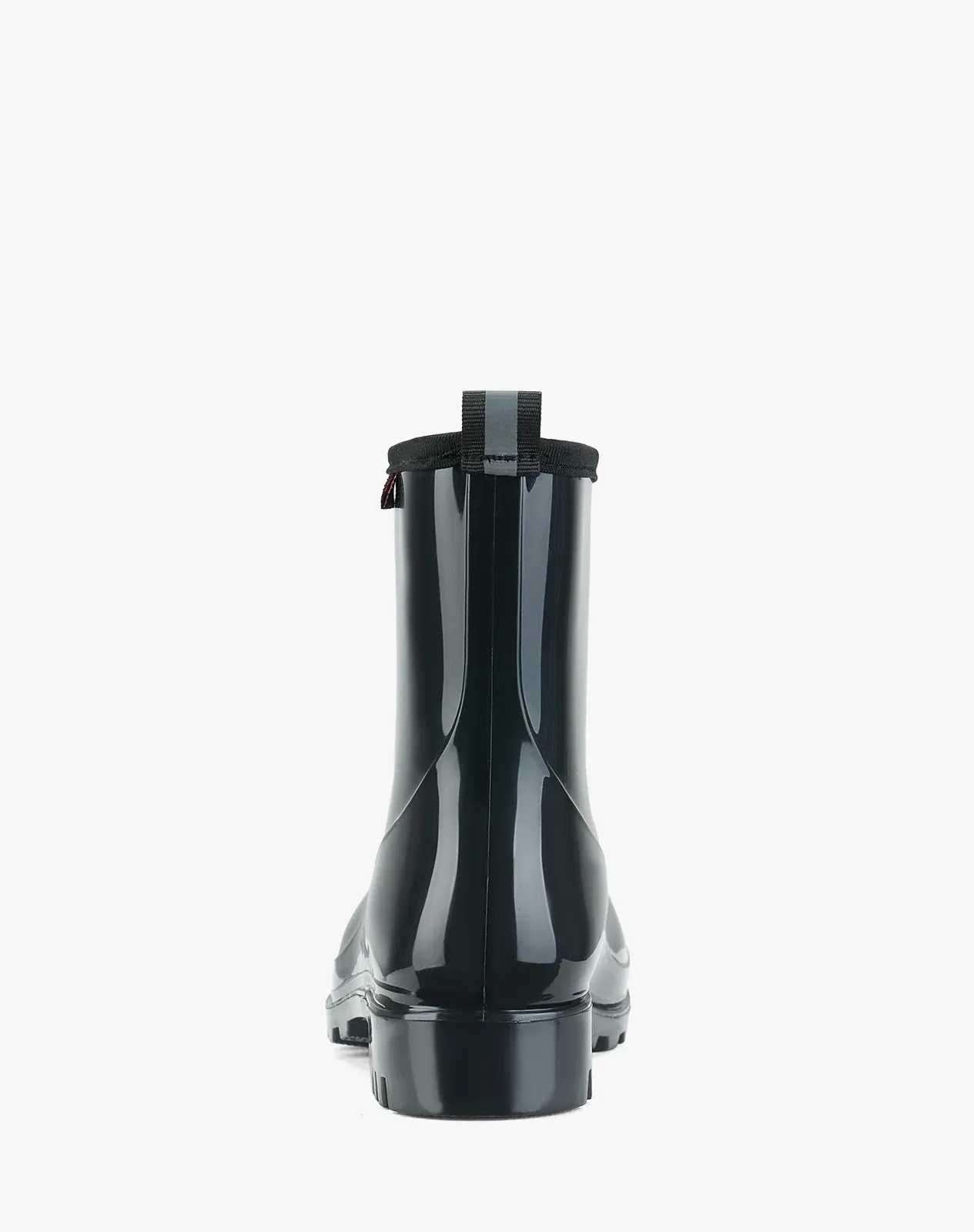 Black Women's Short PVC Rain Boots for XSX111WCP image 5