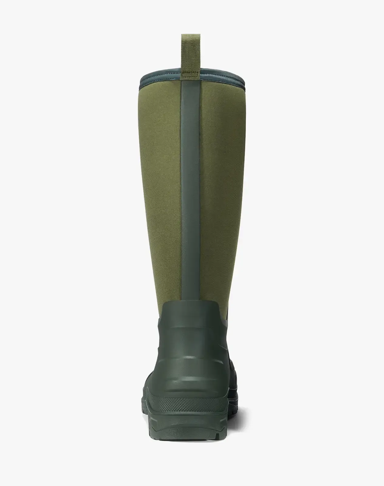 Green Men's Mid-Calf Neoprene Rubber Rain Boots for XSX115CP image 4