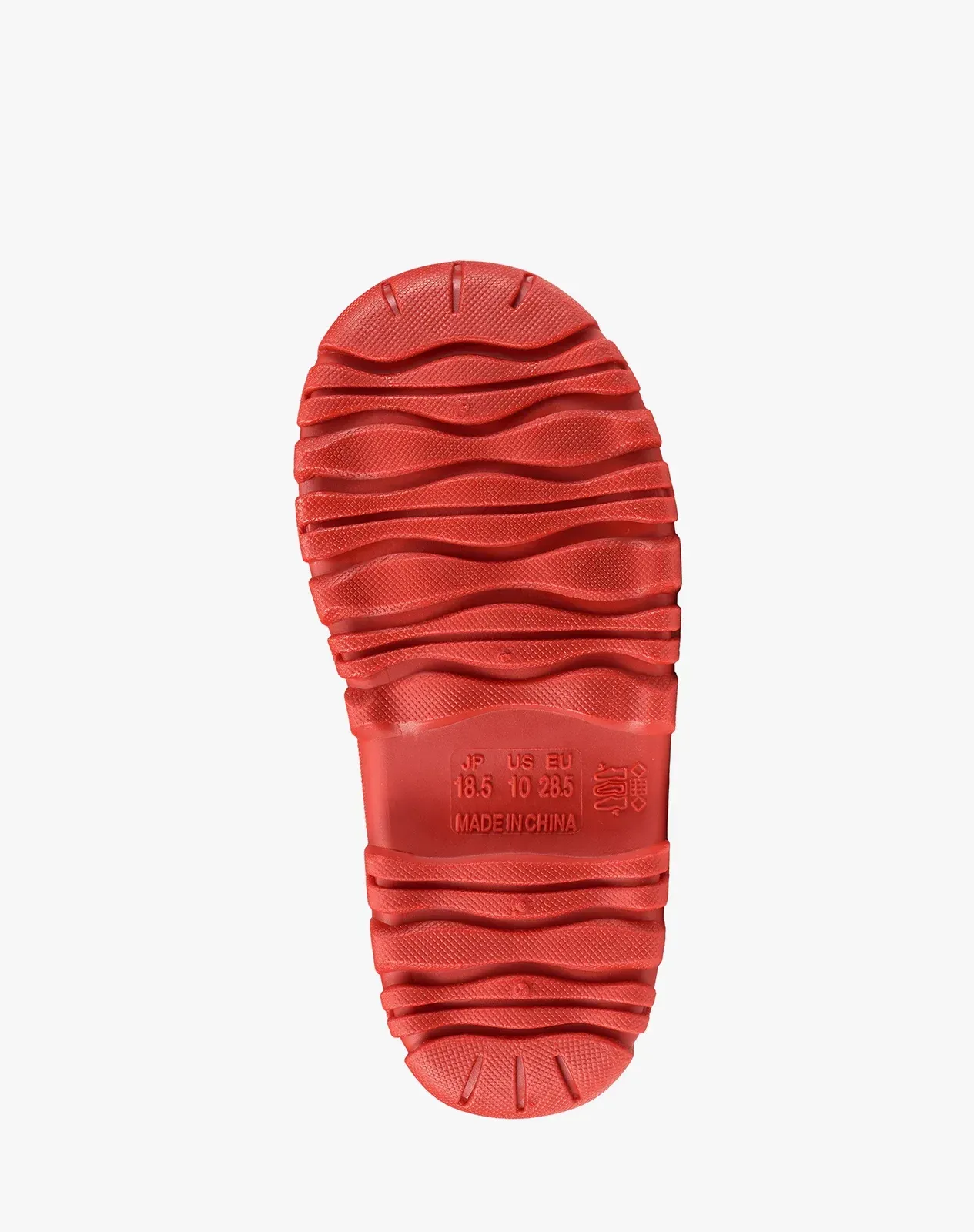 Red Kids' PVC Chelsea Rain Boots for XSX117KCP image 3