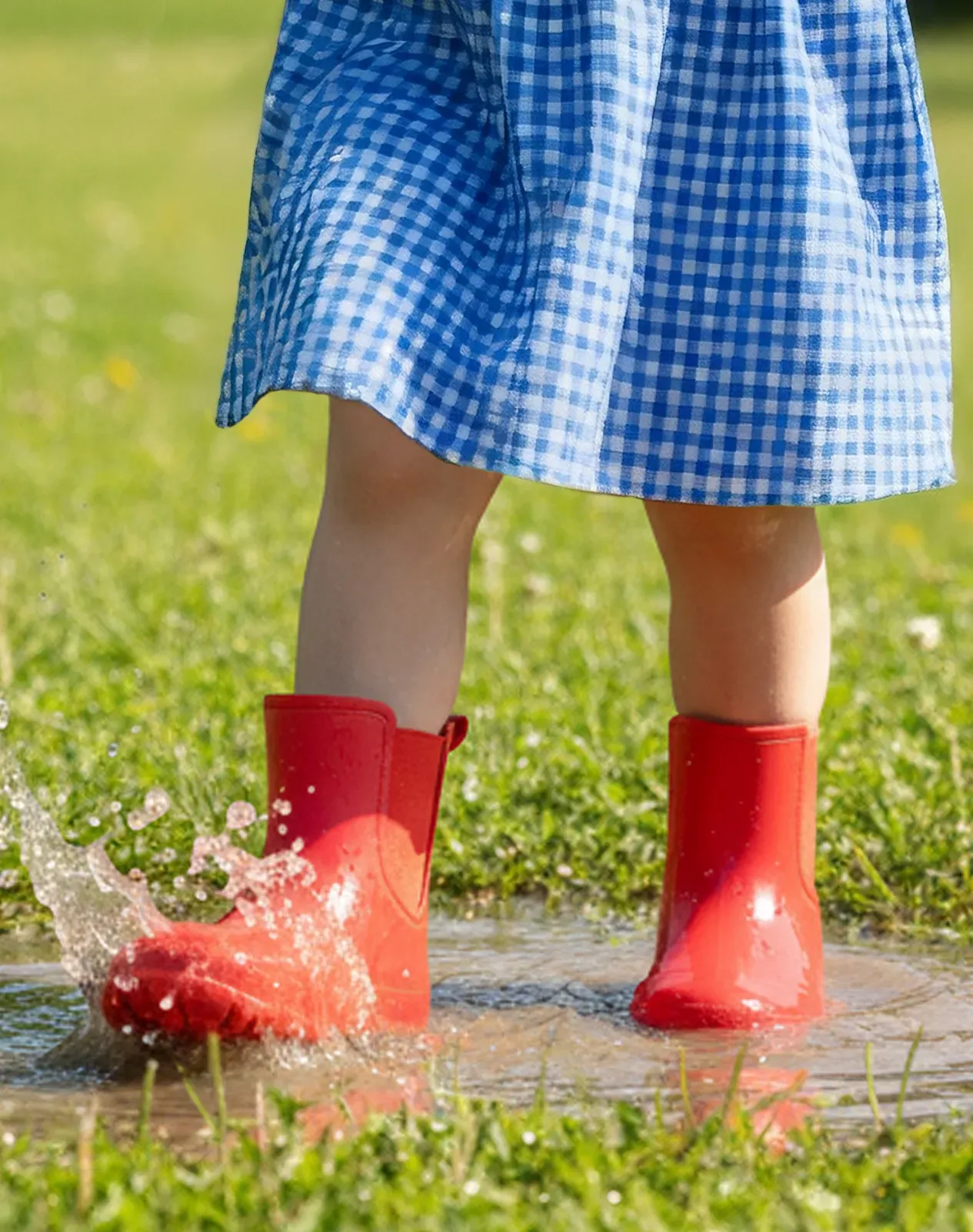 Red Kids' PVC Chelsea Rain Boots for XSX117KCP image 6
