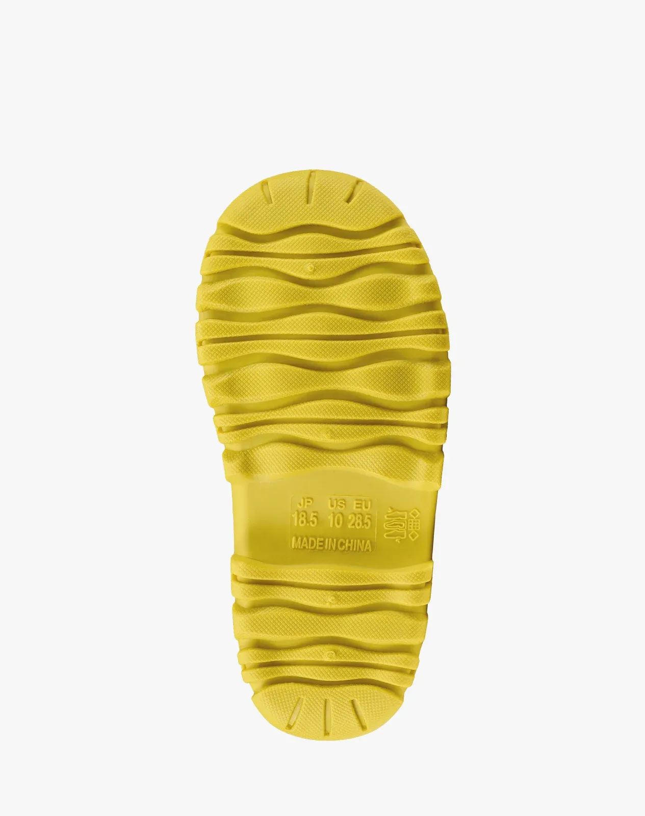 Yellow Kids' PVC Chelsea Rain Boots for XSX117KCP image 3