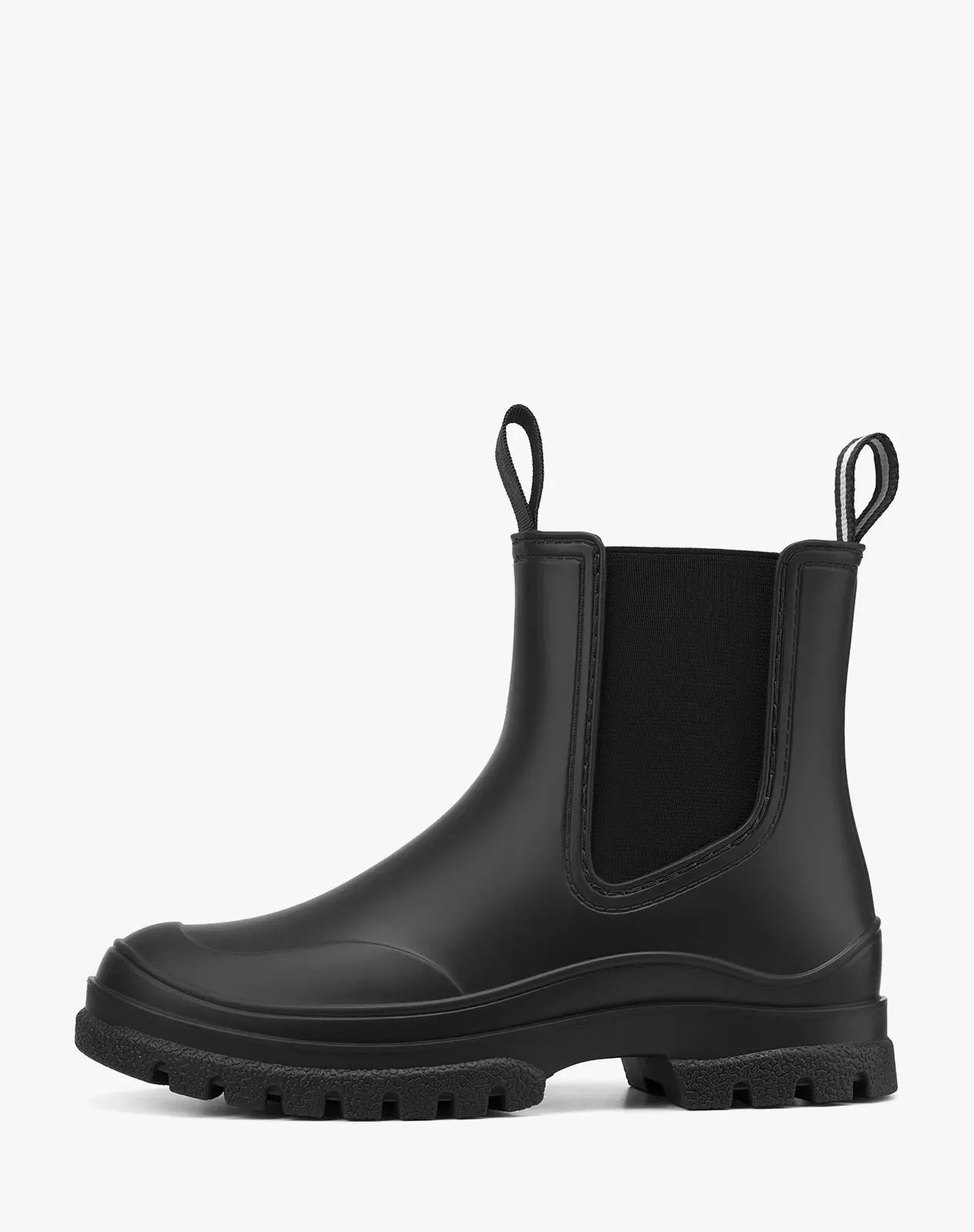 Women's Lightweight PVC Chelsea Matte Rain Boots for XSX118WCP image 1