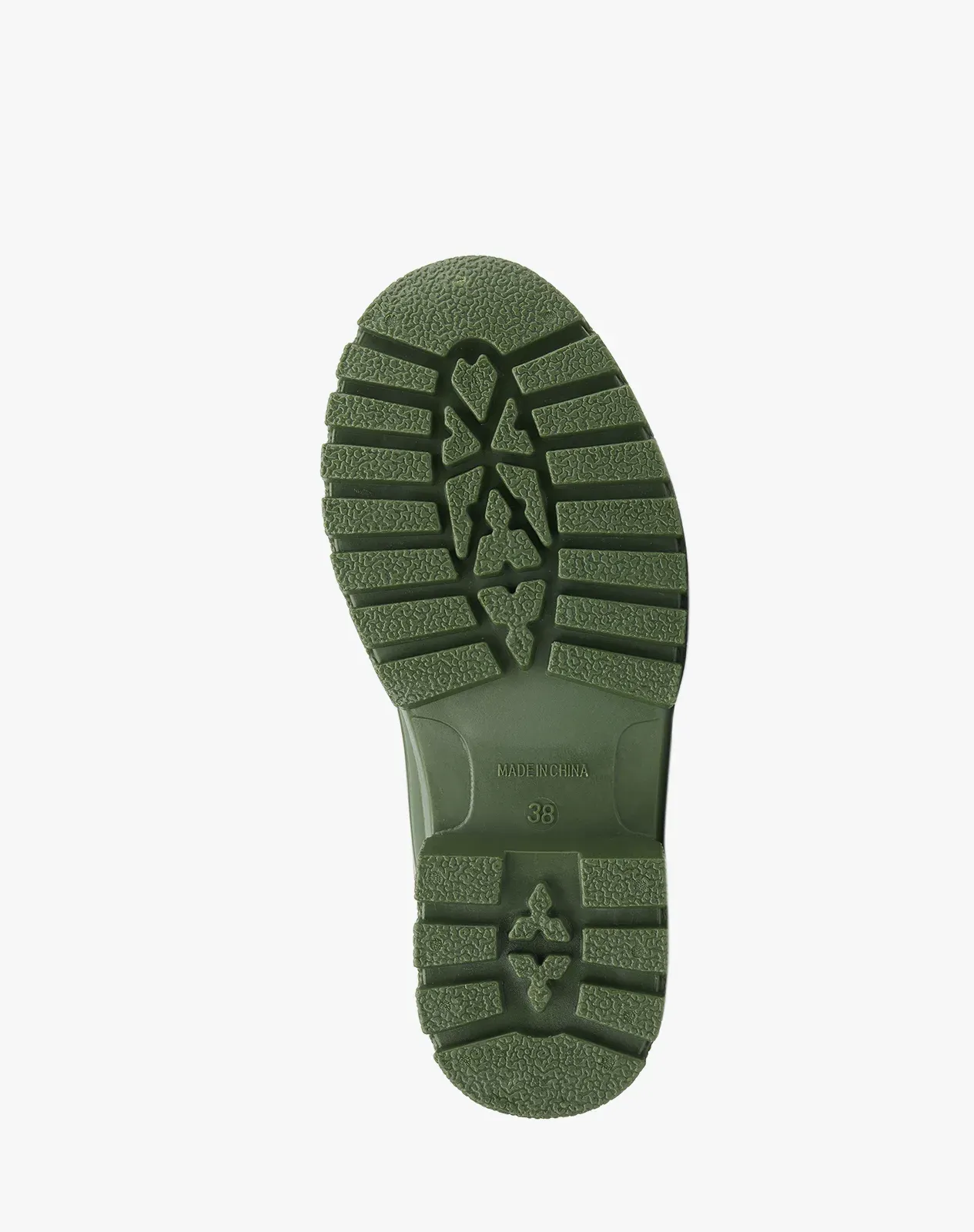 Green Women's Lightweight PVC Chelsea Matte Rain Boots for XSX118WCP image 3