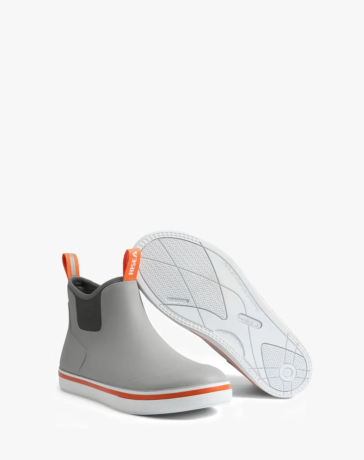 Grey Men's Rubber Deck Boots for XSX121CP image 4